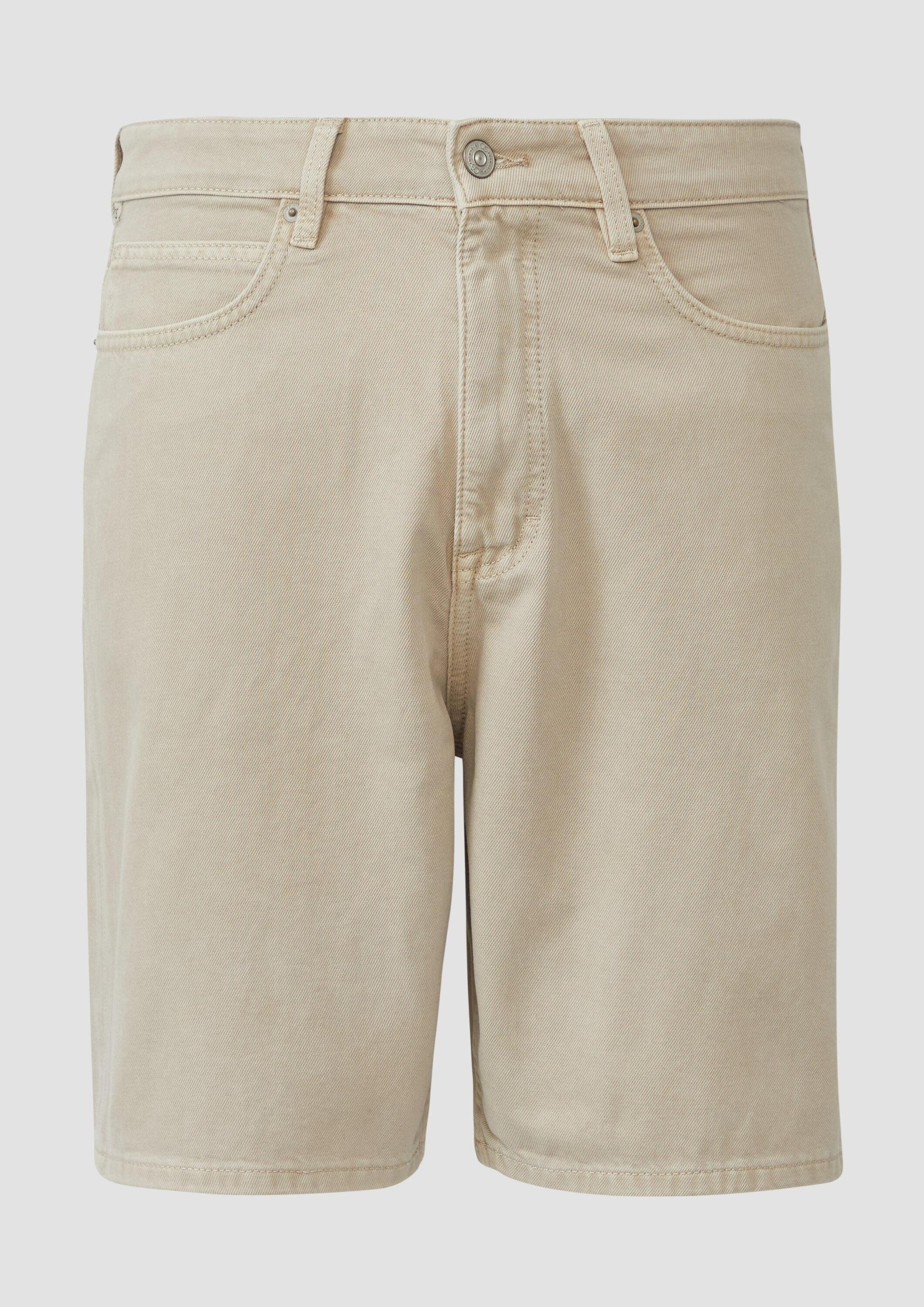QS Jeansshorts Jeans-Bermuda Denim-Shorts / Loose Fit / Mid Rise / Wide Leg