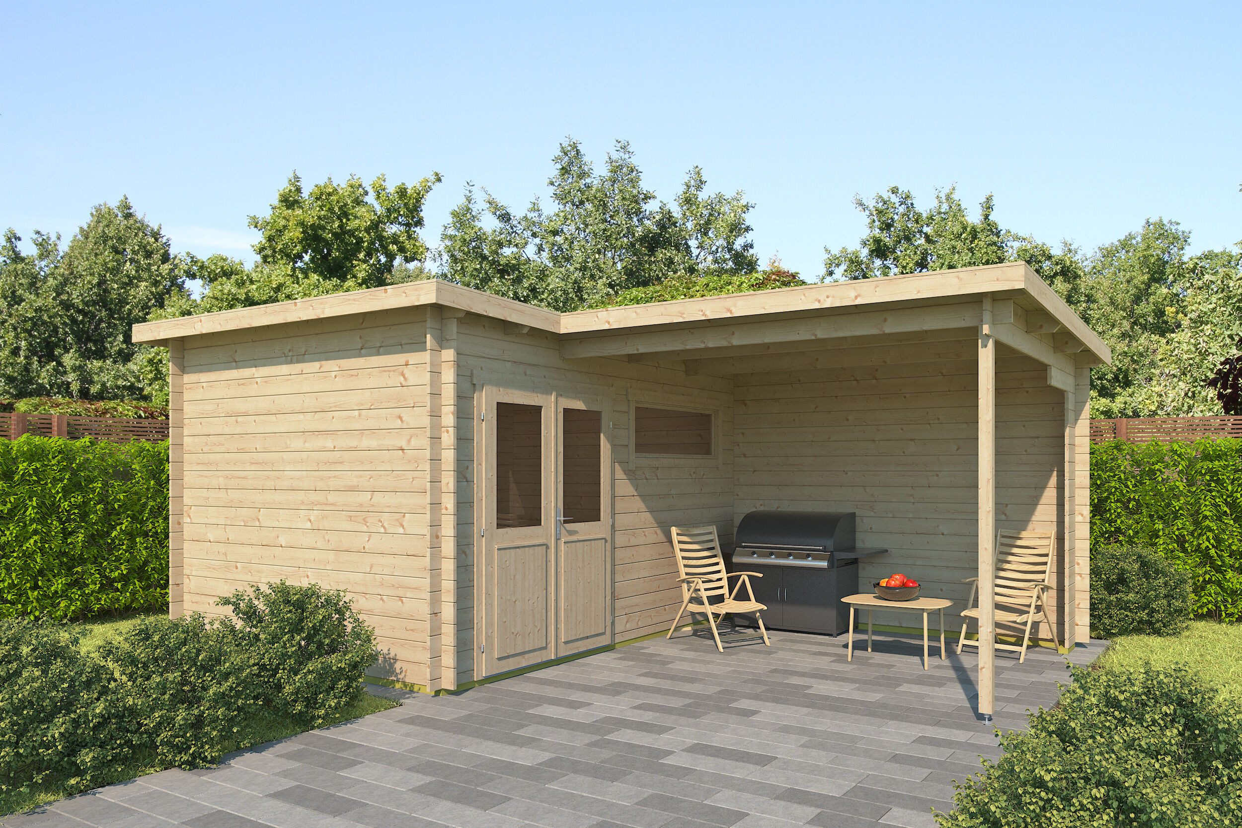 Fjordholz Gartenhaus Lola 28