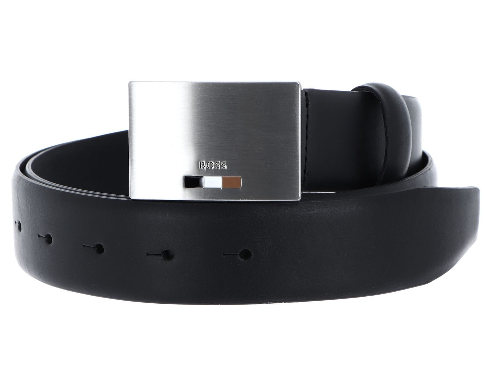 BOSS Ledergürtel En Sz35 Leather Belt aus echtem Rindsleder günstig online kaufen