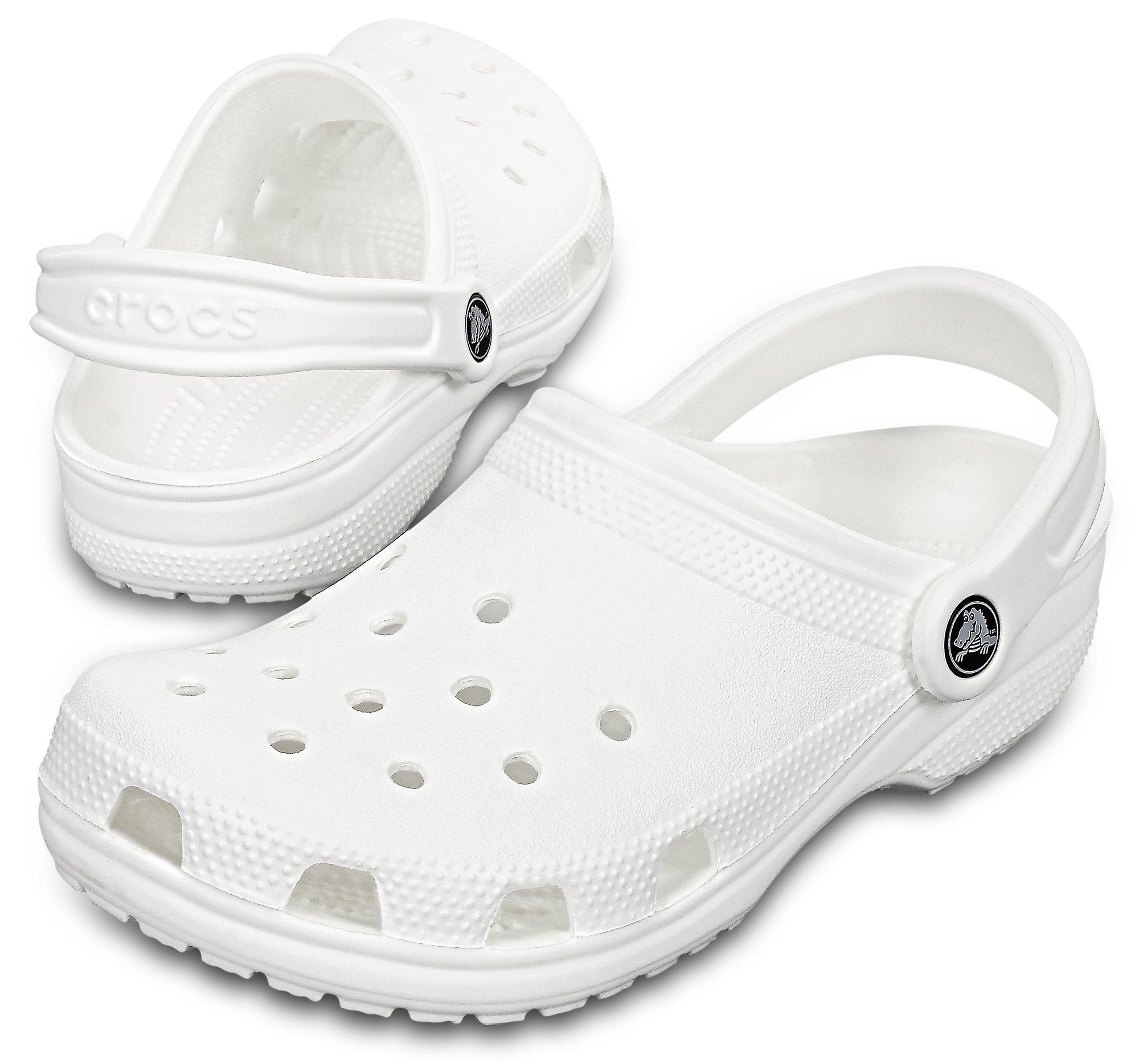Schuhe Sicherheitsschuhe Crocs Classic Clog mit typischem Logo