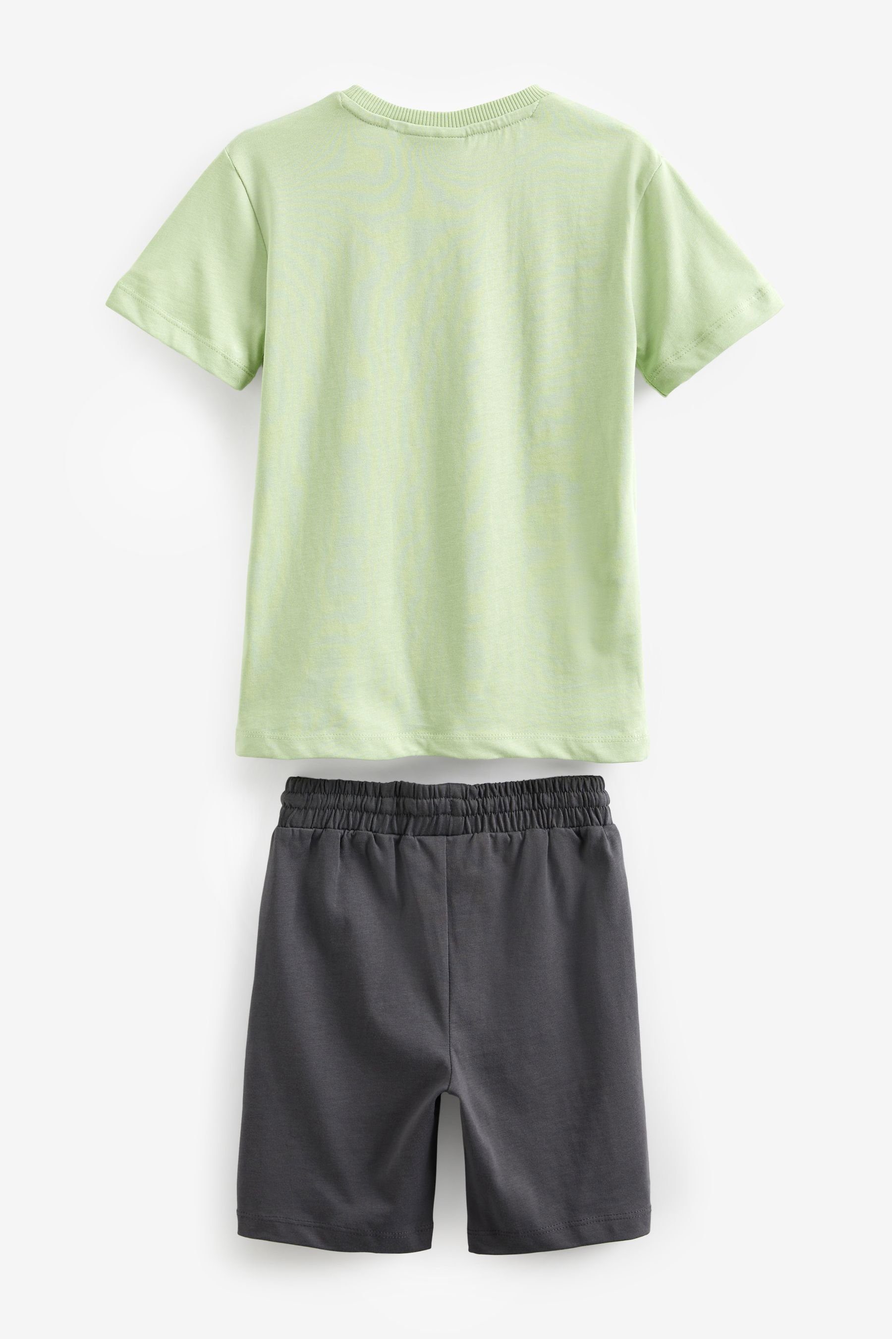 Next T-Shirt und & Shorts Shorts Lizenz-T-Shirt im (2-tlg) Green Pokémon Set Kurzärmeliges
