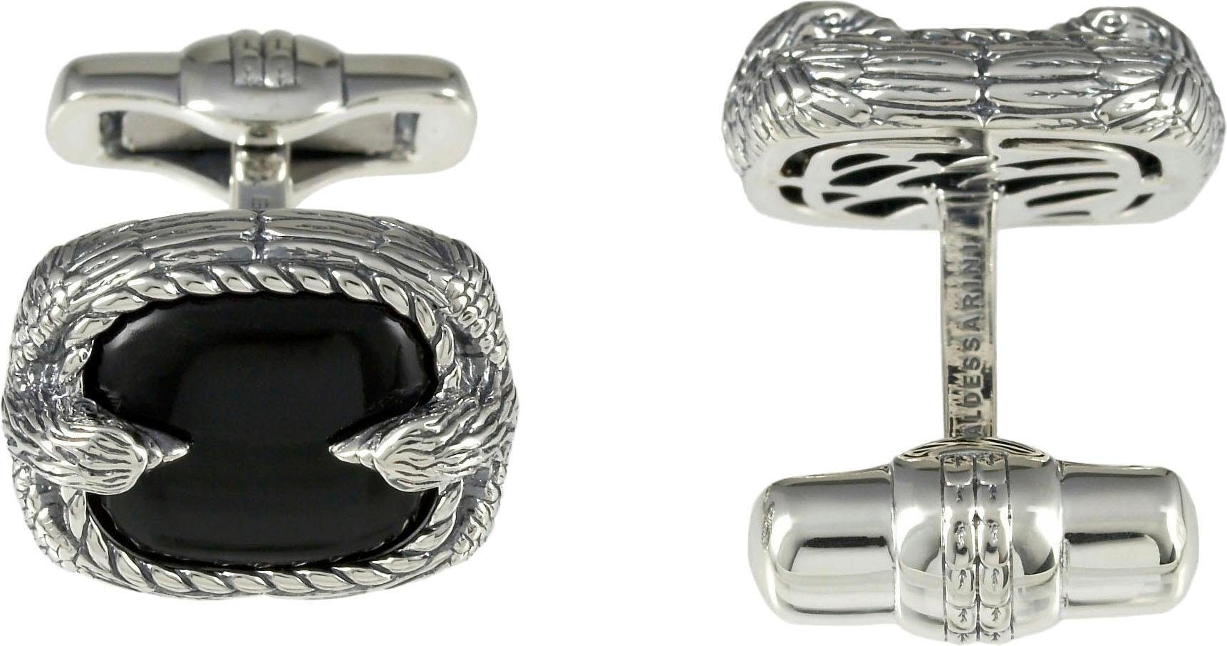 BALDESSARINI Manschettenknöpfe Schmuck Geschenk, Cufflink Abend Sneaker! Weihnachten, am Herrenschmuck Geburtstag Jeans, Anlass für 925, Anzug, Hemd, Auftritt einen stylischen zu Silber