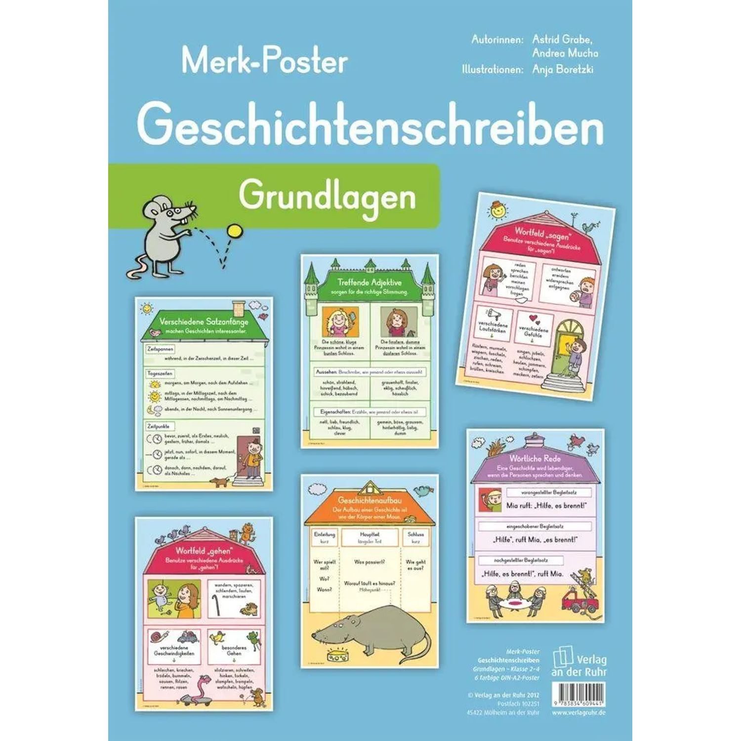 Verlag an der Ruhr Poster Merk-Poster: Geschichtenschreiben - Grundlagen