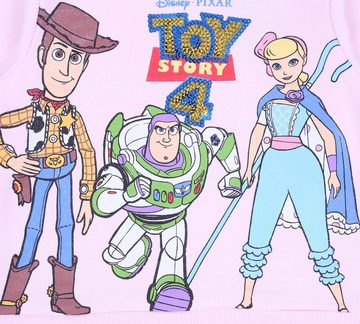 Sarcia.eu Langarmbluse Hellpinker Pullover mit Pailetten Toy Story DISNEY 2-3 Jahre