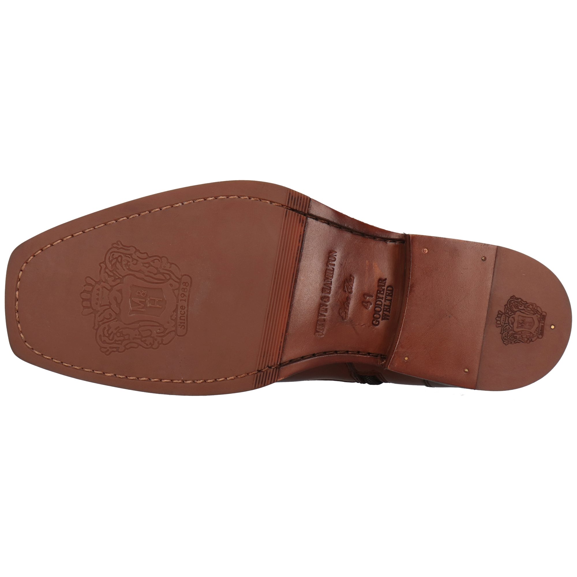 Melvin & Hamilton Wayne 2 Leder-Stiefeletten für Herren Stiefelette Flache Absätze, Echtes Leder, Goodyear