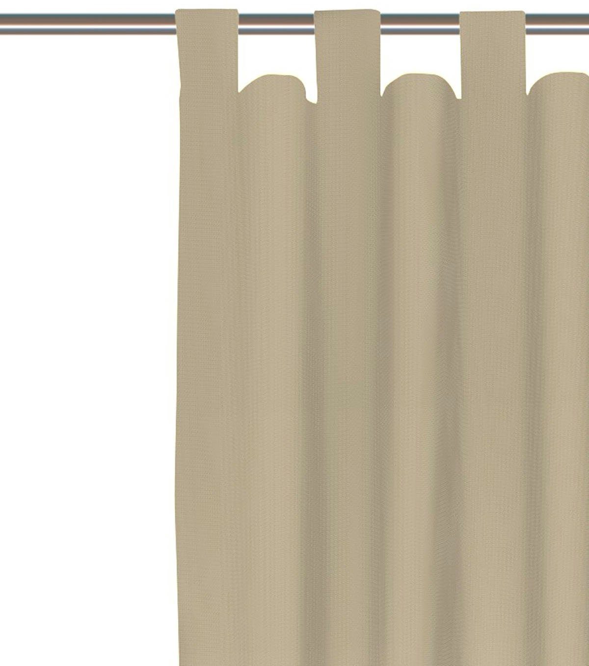 Wirth, Maß light, (1 St), Schlaufen blickdicht, nach Uni beige Collection Vorhang