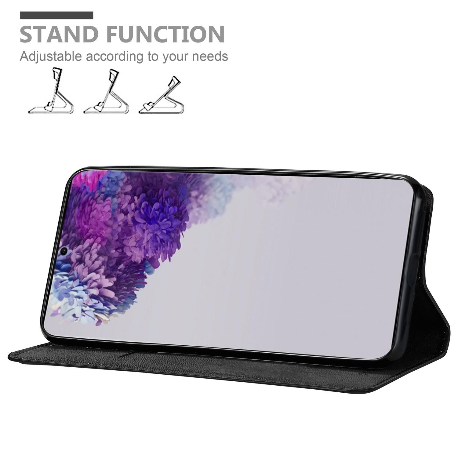 Cadorabo Handyhülle für Samsung Galaxy S20 ULTRA Hülle Samsung Galaxy S20 ULTRA, Hülle Schutzhülle mit Standfunktion, Magnetverschluss und Kartenfach