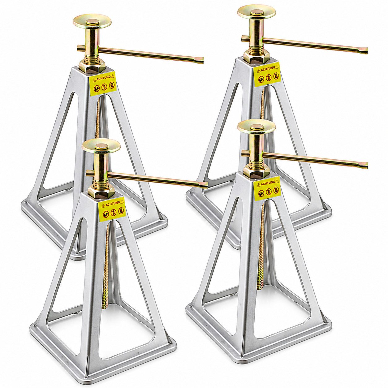 Bituxx Unterstellbock 4er Set Alu Stützböcke 900kg, 900 kg max. Belastbarkeit, (Set, 4-St., MS-17511)