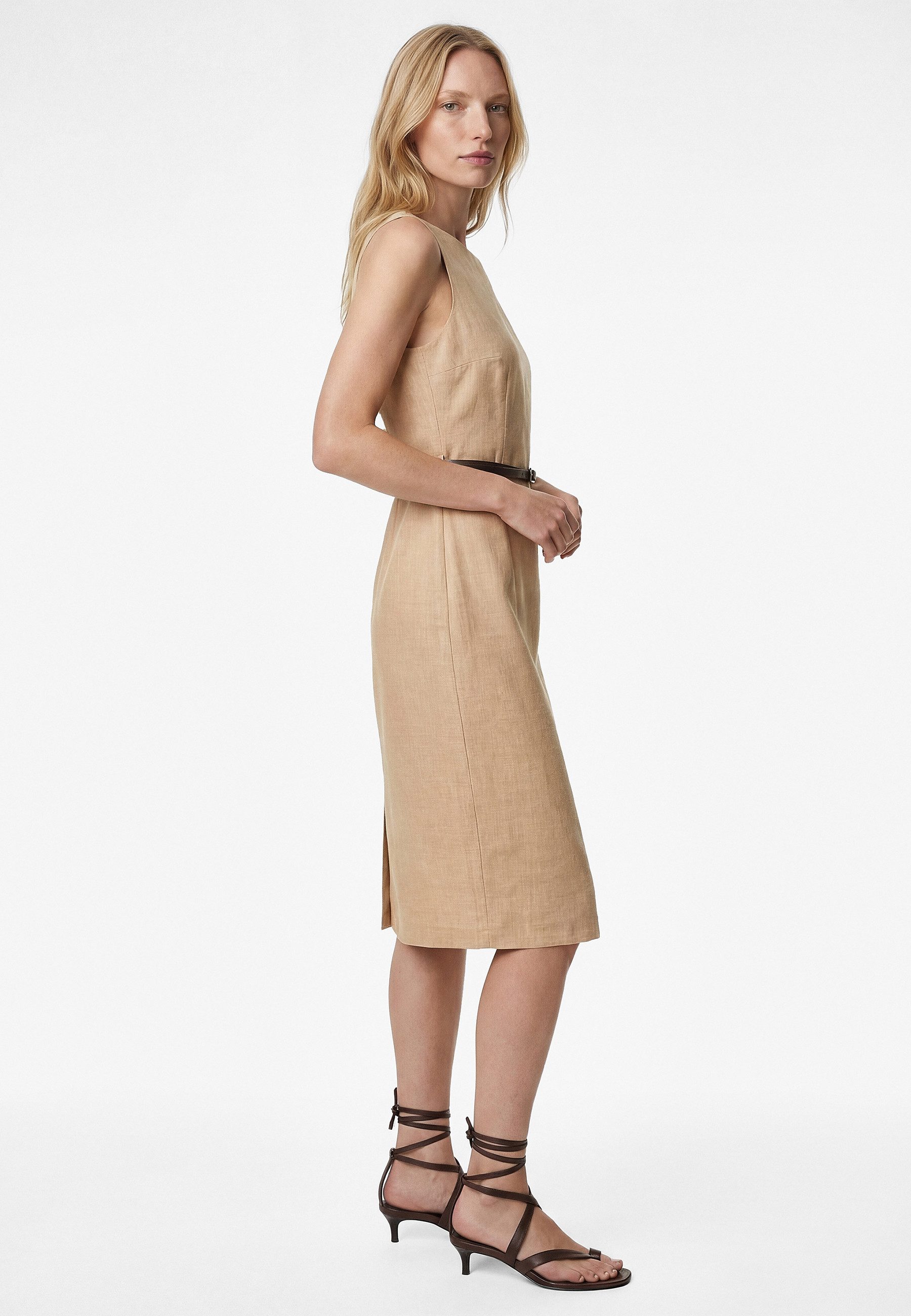 Koton Badekleid Mit Bauchgurt A Form Midikleid