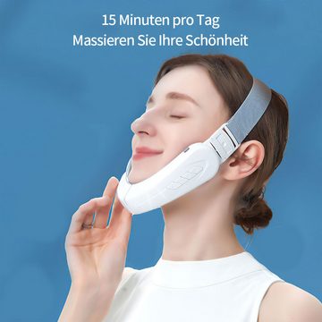 Welikera Gesichtsmassagegerät Schönheitsinstrument, EMS 6 Straffungsmodi Gesichtsmassagegerät