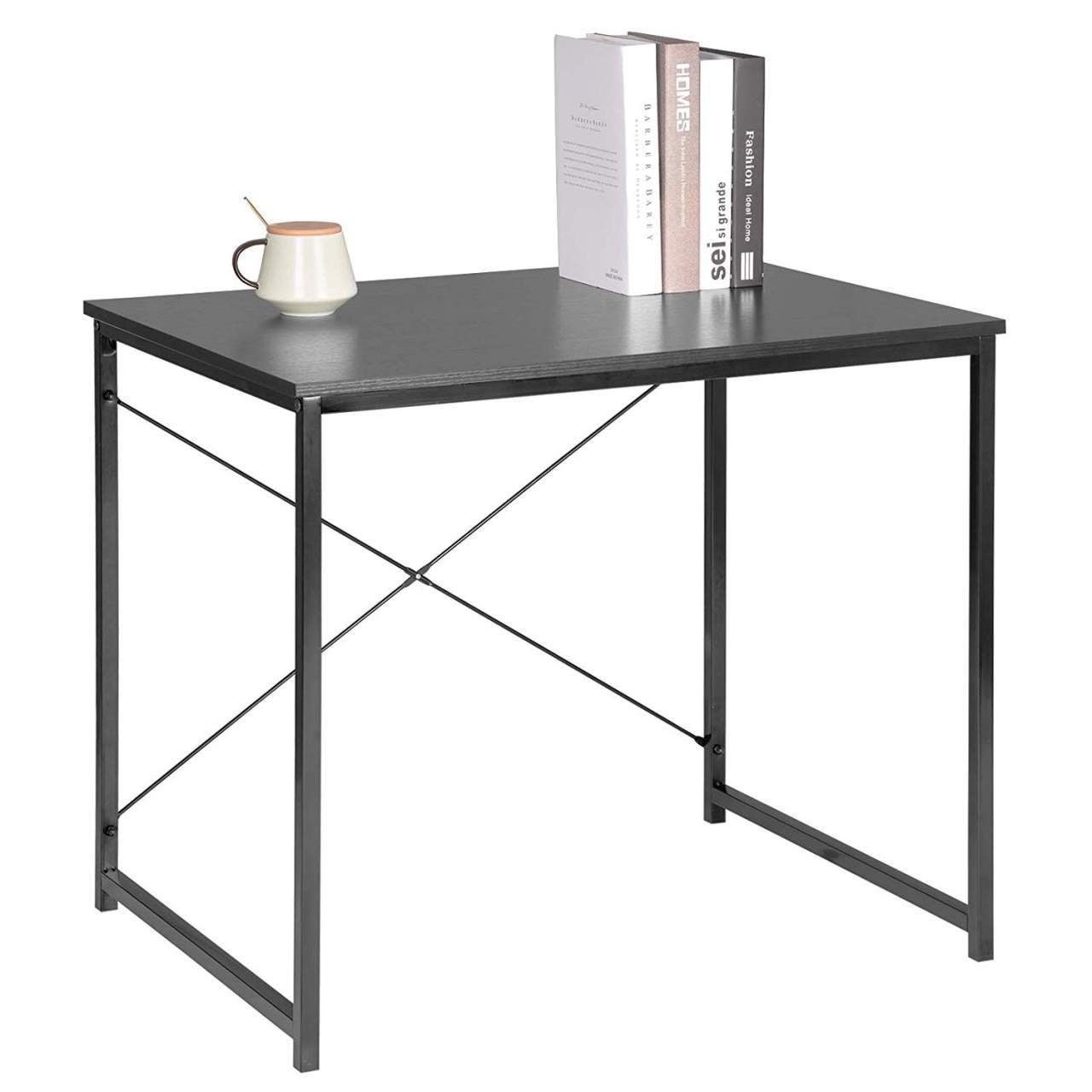 PC (1-St), Eisen-Gestell, Schreibtisch Schwarz Woltu mit x 80 60 Tisch cm 70 x