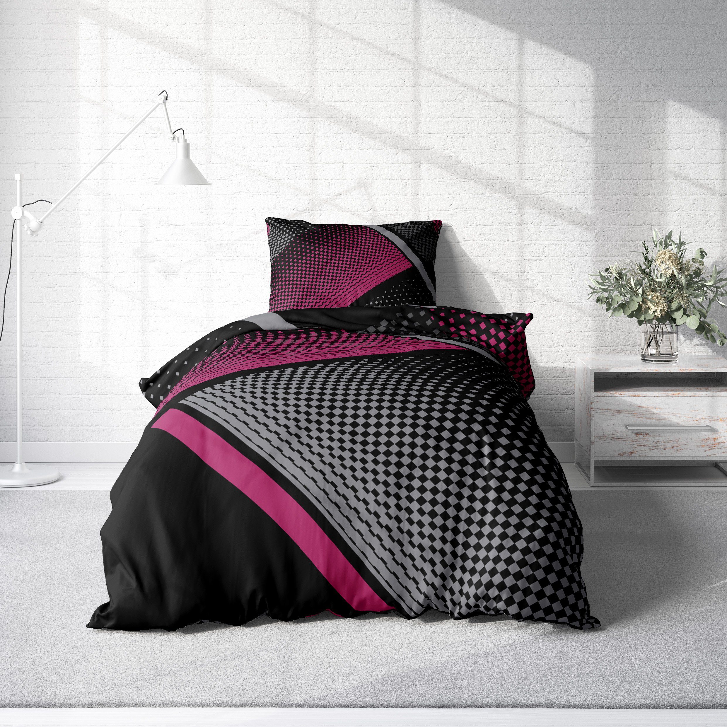 One Home Bettwäsche Piccadilly, Microfaser, 4 günstig online kaufen
