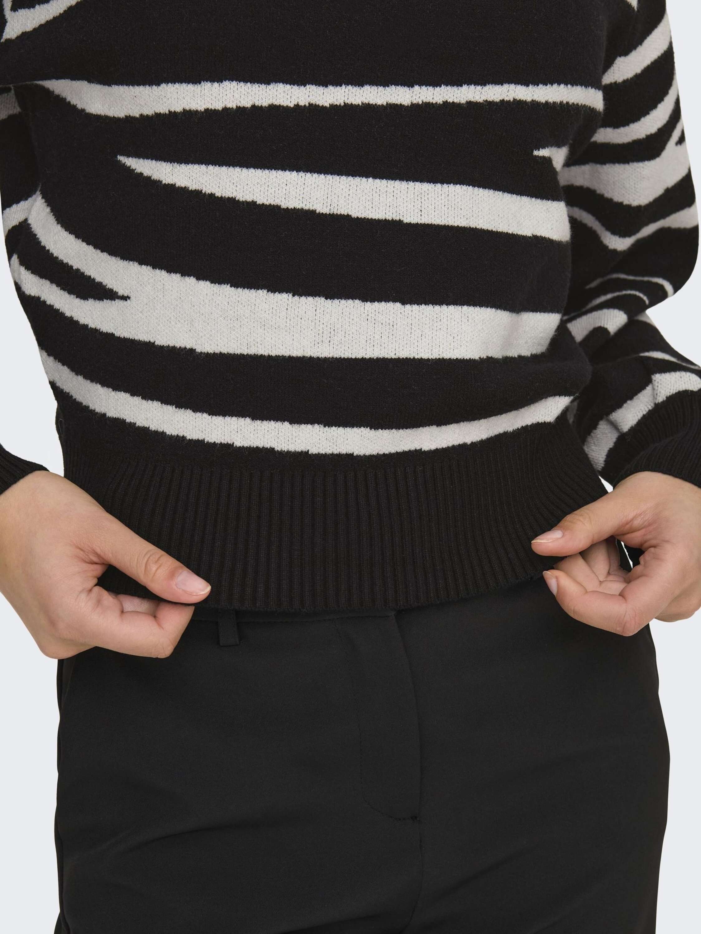 ONLY Strickpullover (1-tlg) Falten