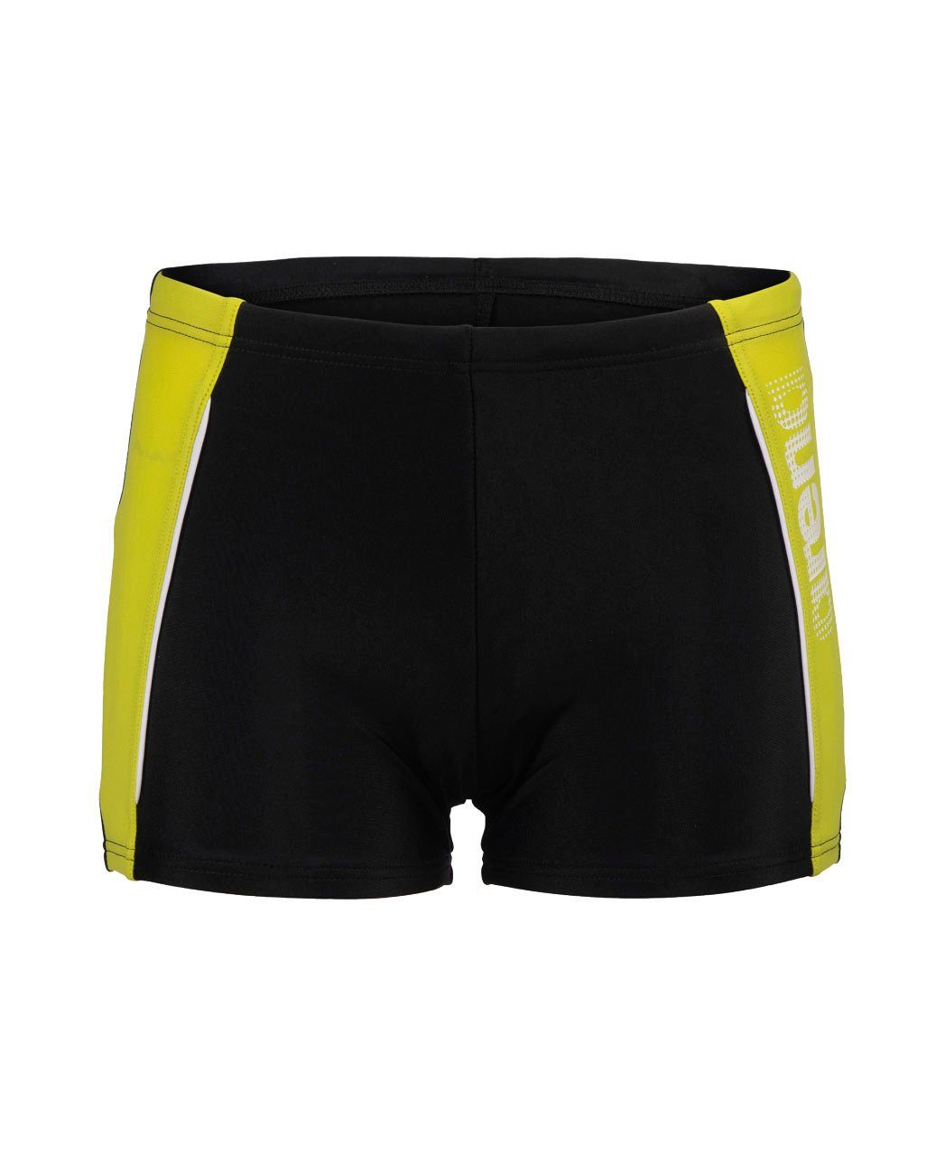 mit JR Boxer-Badehose Markenschriftzug R THRICE Arena B SHORT schwarz-lime