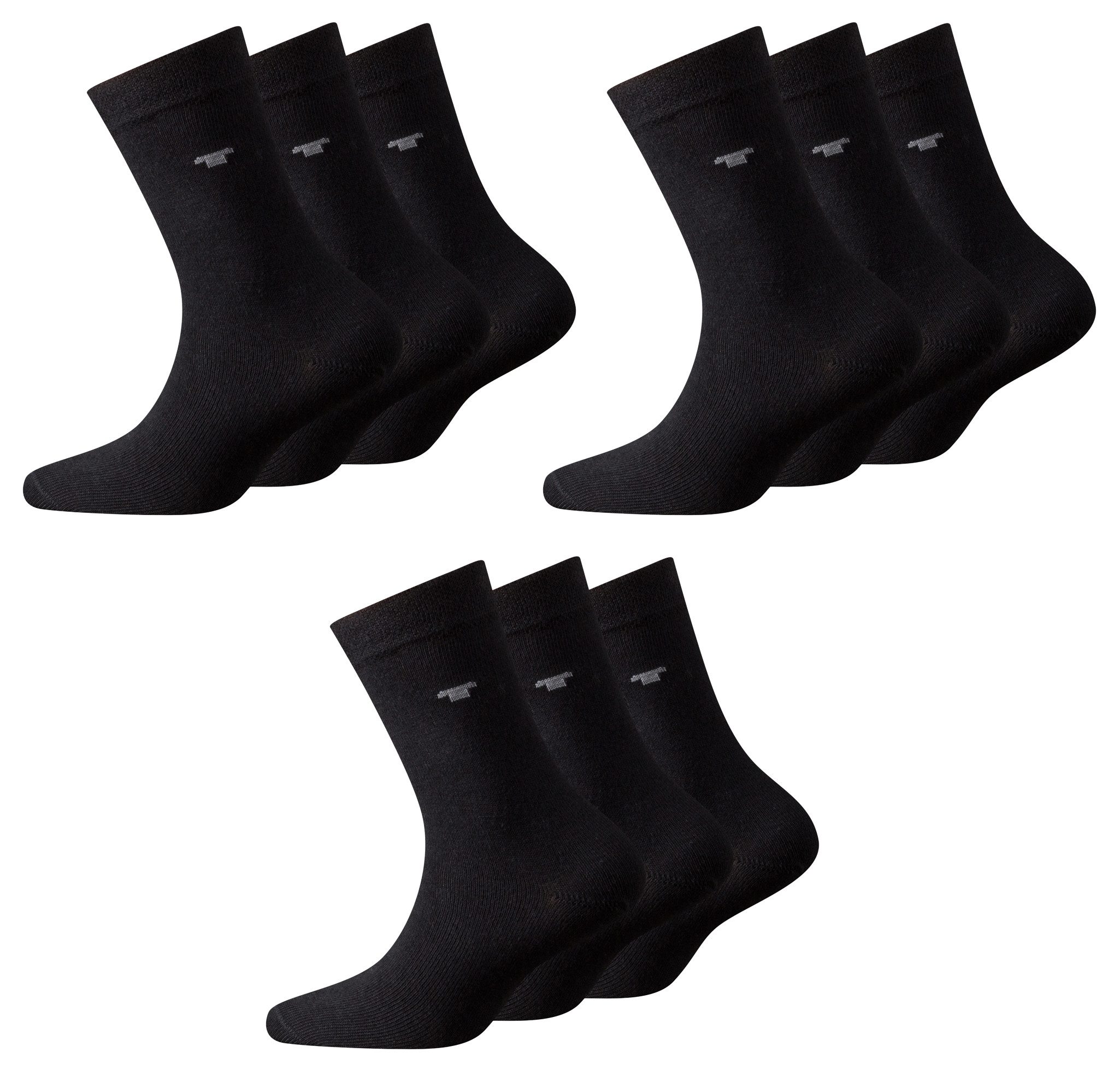 TOM TAILOR Socken TOM TAILOR Kinder Socken Basic schwarz 9er Pack TOM TAILOR Kinder Socken Basic schwarz 9er Pack