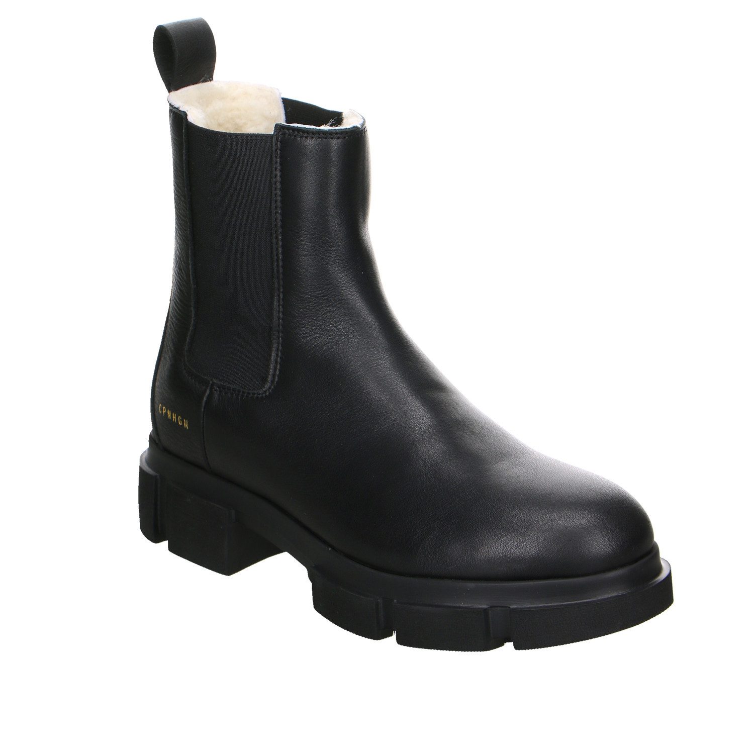 Copenhagen Studios Copenhagen Leder Stiefeletten schwarz Winterstiefelette