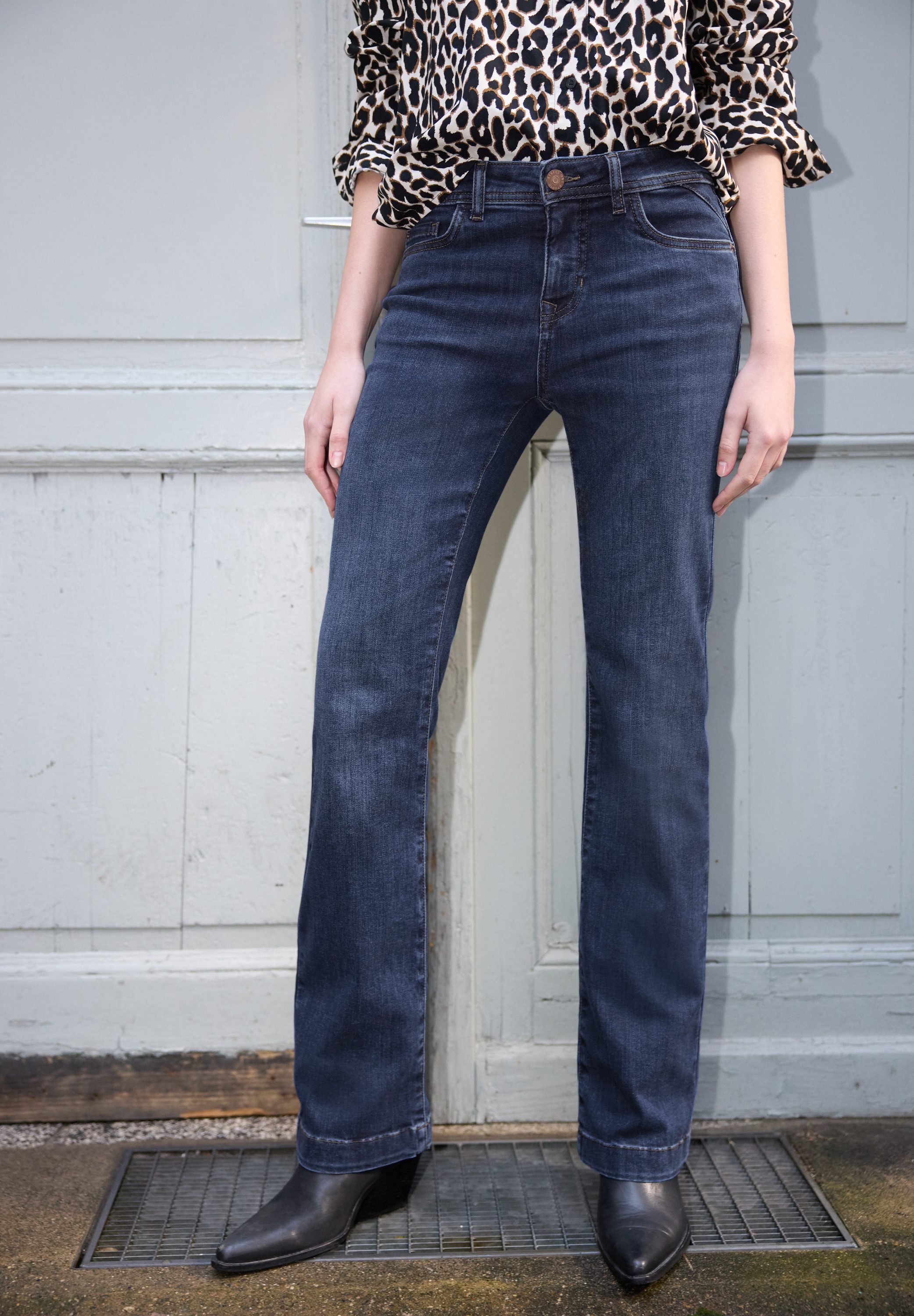 STREET ONE STUDIO Slim-fit-Jeans Middle Waist