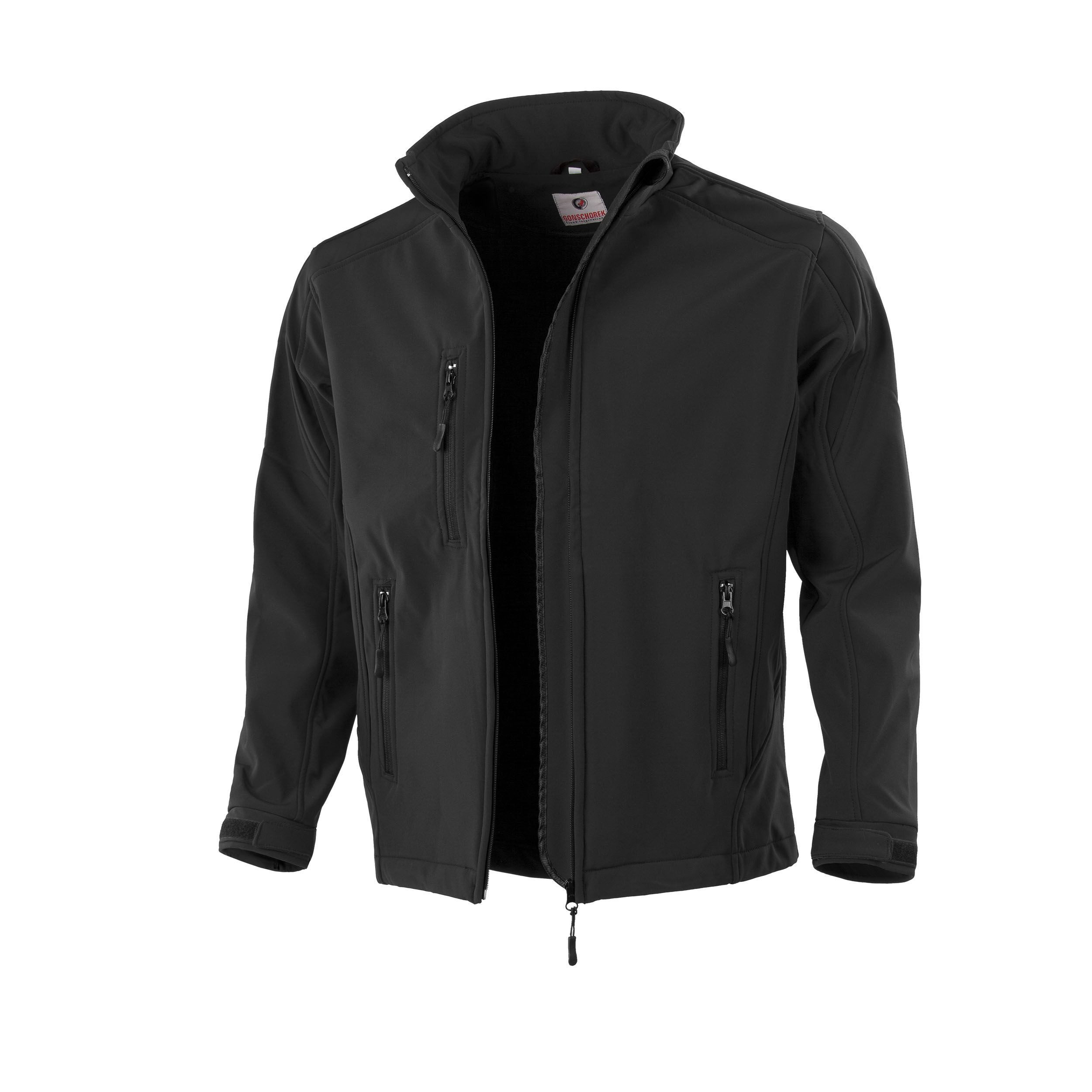 Qualitex Workwear Softshelljacke Softshelljacke schwarz, Gr. günstig online kaufen