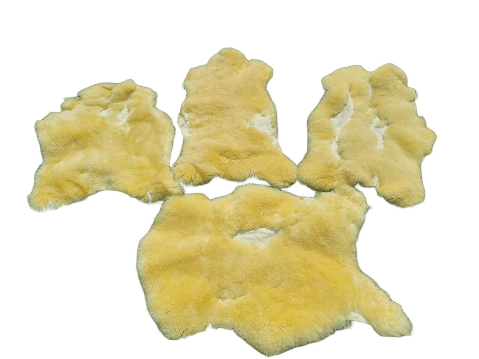 Provellus Fellteppich Medizinisch gegerbtes Schaffell Relugan beschädigt Unikat Schnäppchen, 30x30cm rund