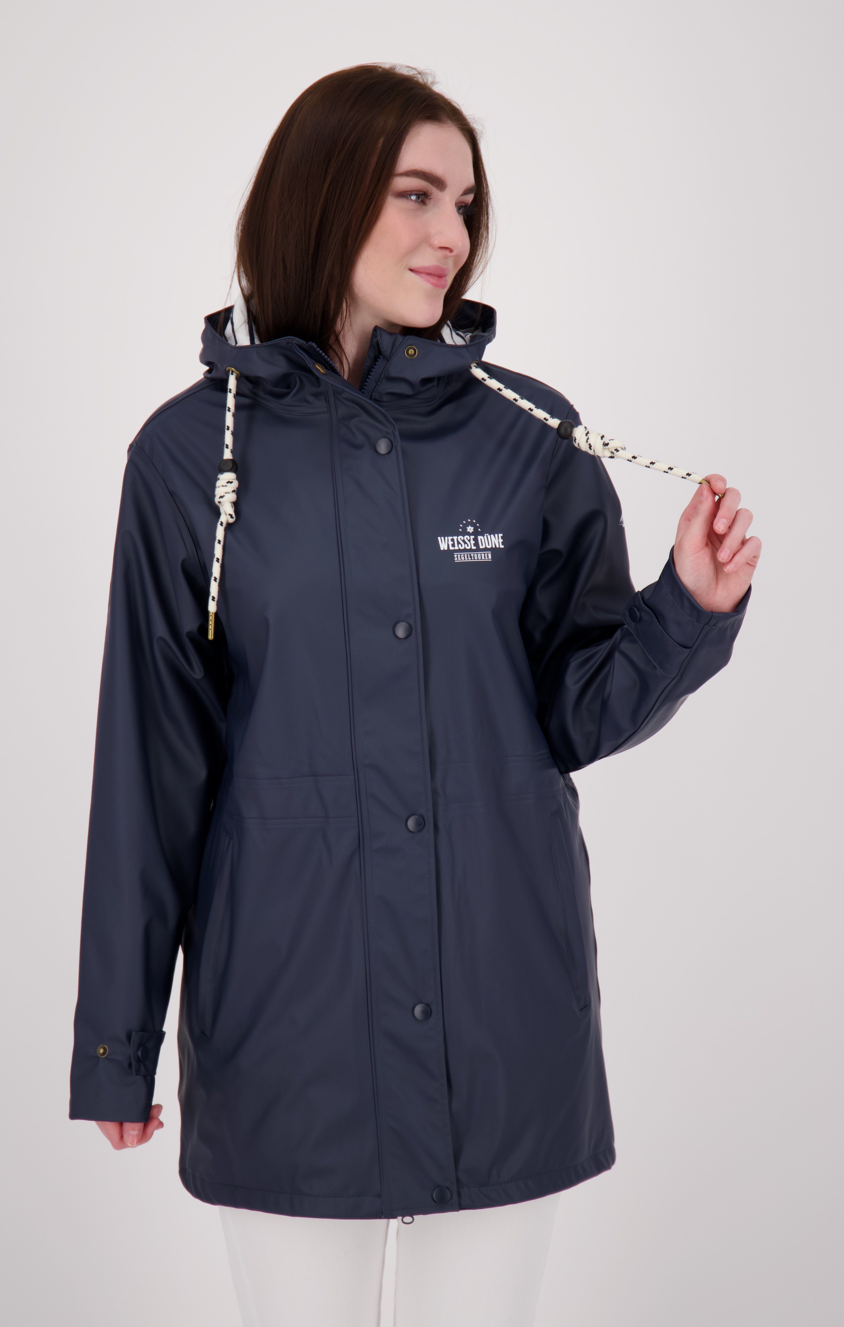 Weisse Düne Regenjacke WOLGAST Friesennerz navy