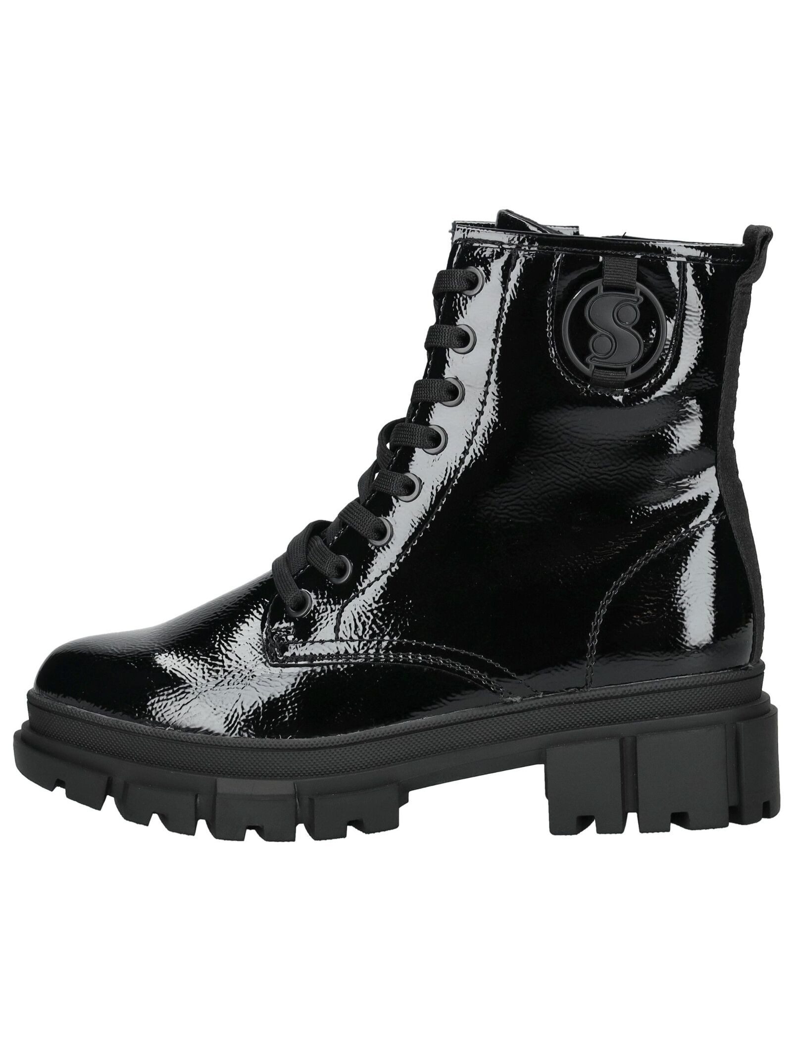 s.Oliver Stiefelette Lederimitat Schnürstiefelette günstig online kaufen