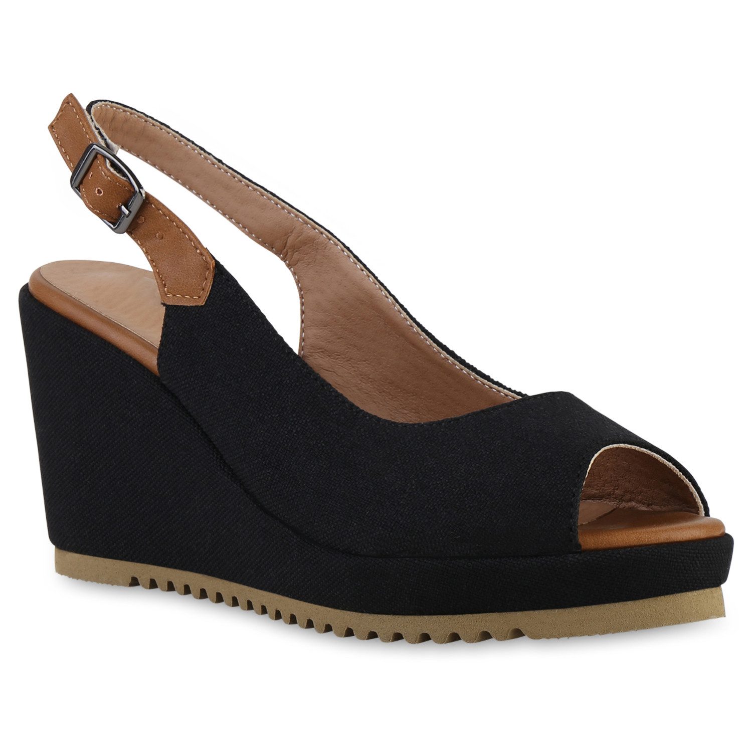 841550 Keilsandalette