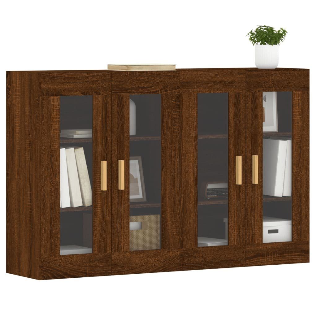 vidaXL Sideboard Wandschränke 2 Stk. Braun günstig online kaufen