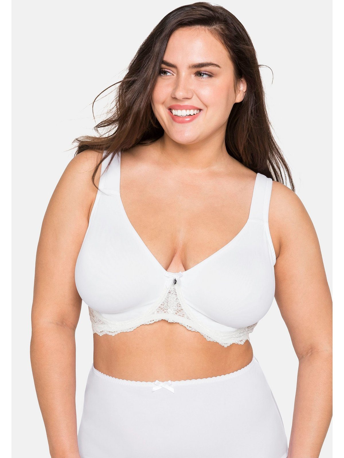 Sheego Bügel-BH Große Größen mit Spitze