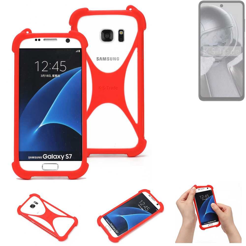 K-S-Trade Handyhülle für HMD Pulse Pro, Handy-Hülle Schutz-Hülle Bumper Silikon Schutz Hülle Cover Case