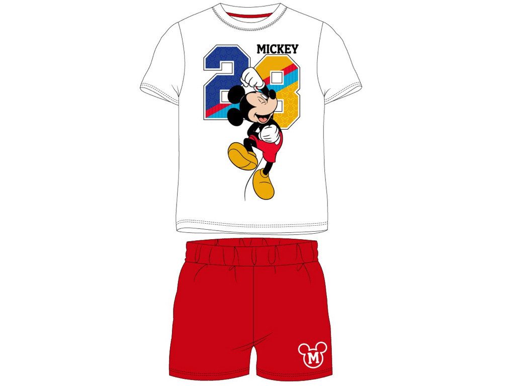 Disney Mickey Mouse Shorty kurzer Schlafanzug Pyjama für Jungen Mickey Mouse