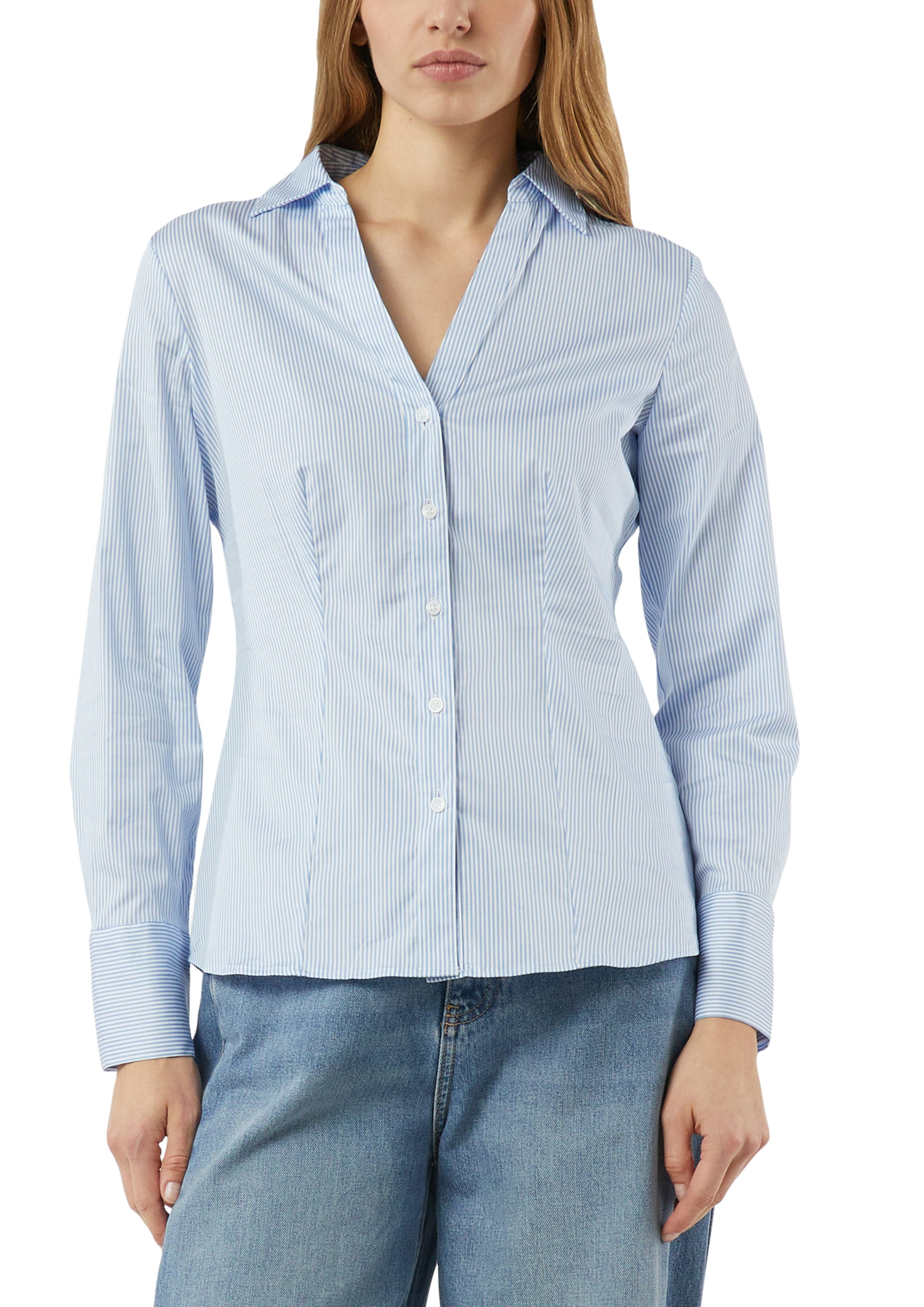 comma Hemdbluse im Streifen-Design