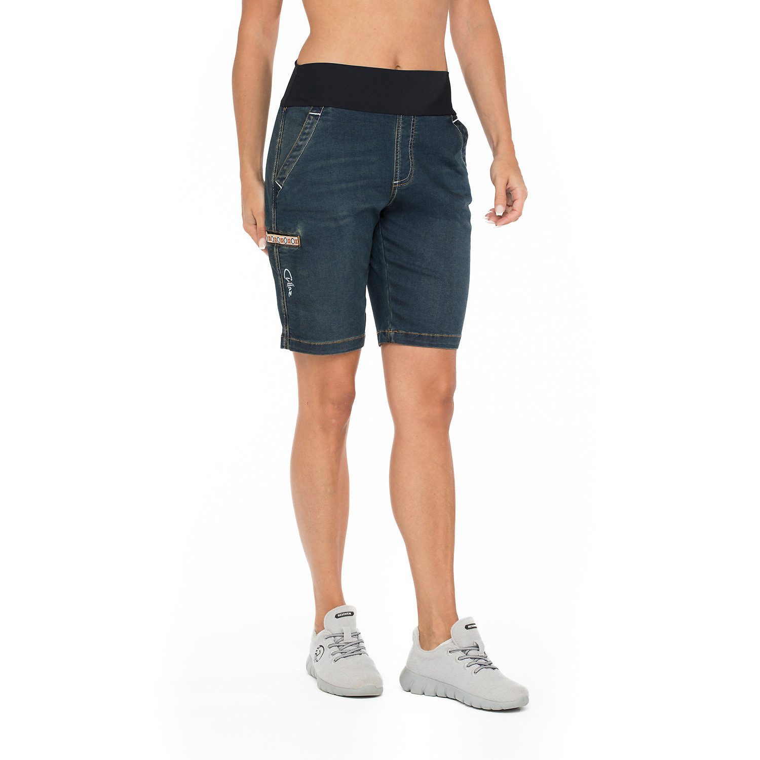 Chillaz Funktionsshorts Short W SANDRA 3.0 SHORTY DENIM