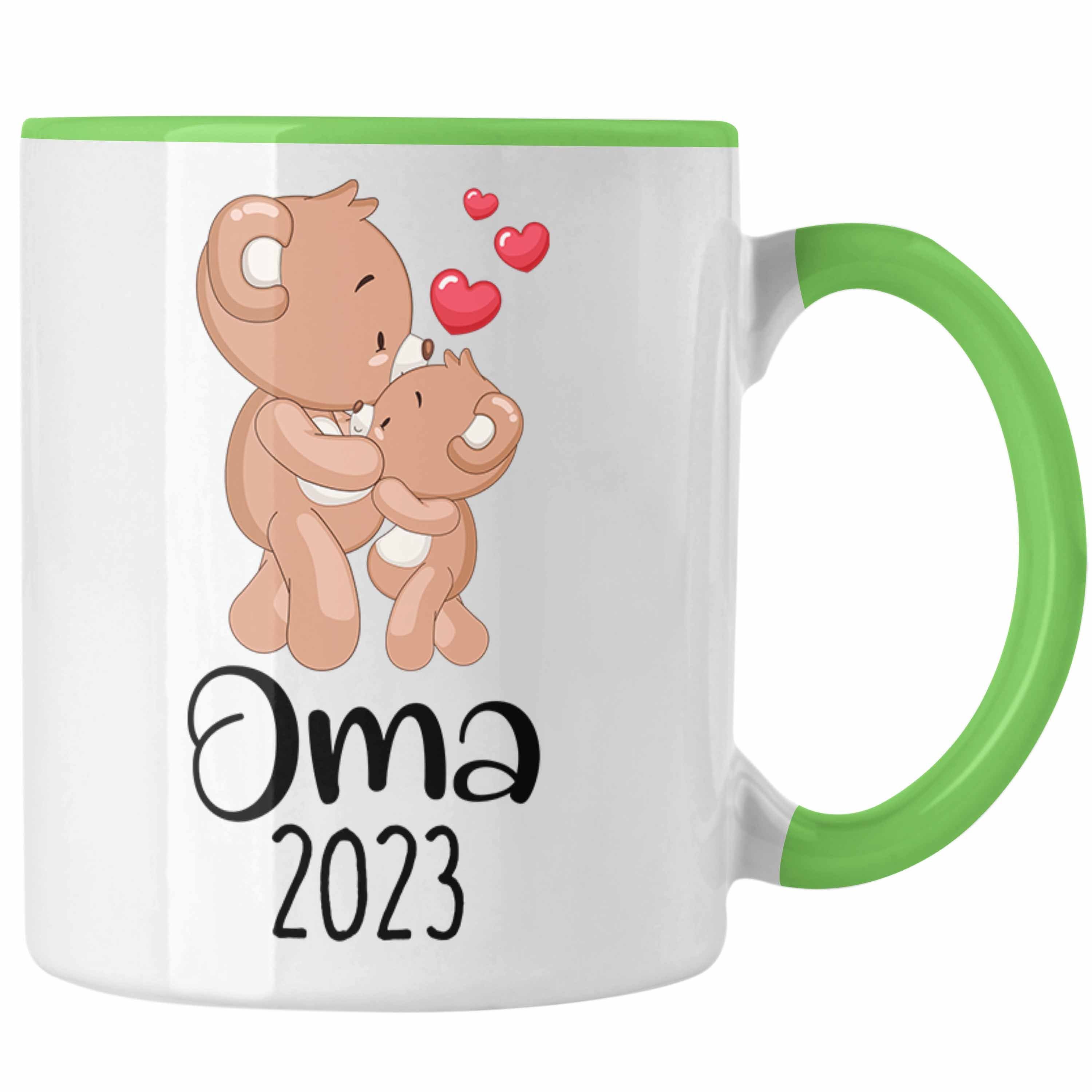 Tasse Trendation Wirst Trendation Tasse 2023 Du - Geschenk Grün Oma Schwangerschaft