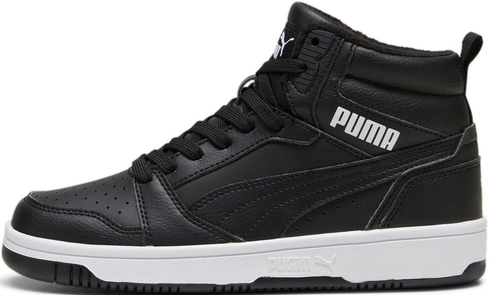 REBOUND PUMA V6 Black-PUMA PUMA Sneaker JR MID WTR White