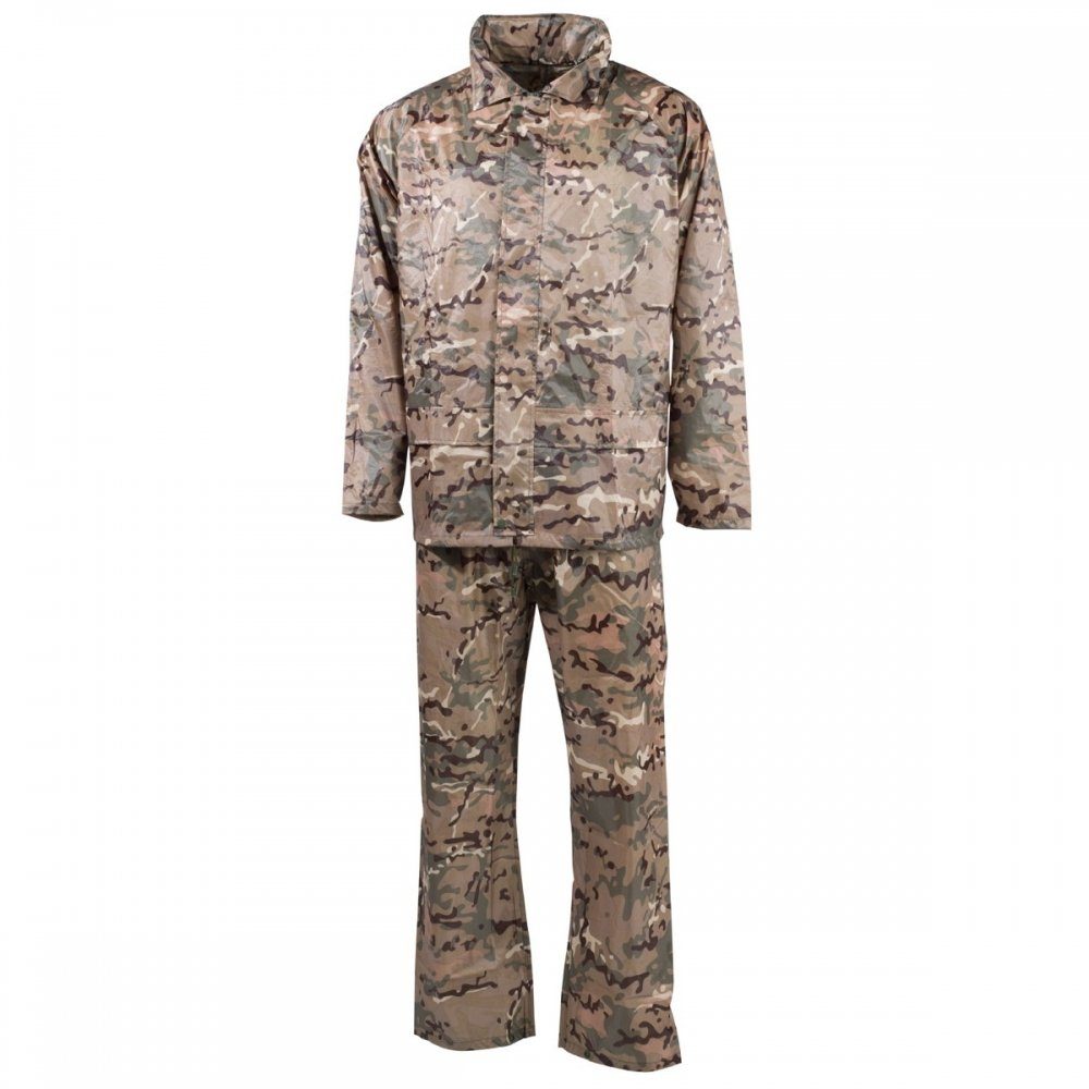 MFH Regenmantel Regenanzug, Polyester, operation-camo - XXL mit Kapuze günstig online kaufen