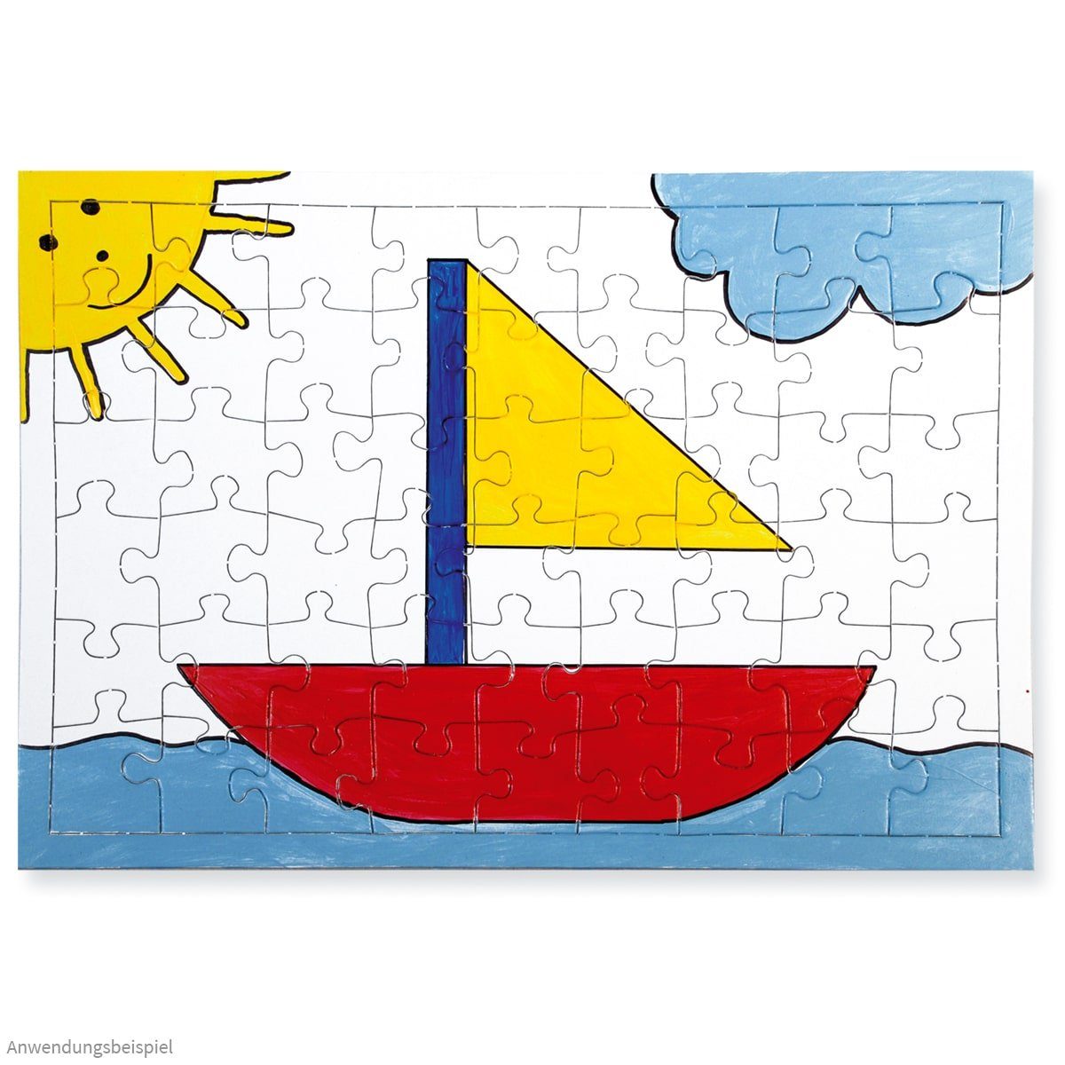 matches21 HOME & HOBBY Puzzle Bastelset bemalbar - ab 6 Jahren Holzbaukaste günstig online kaufen