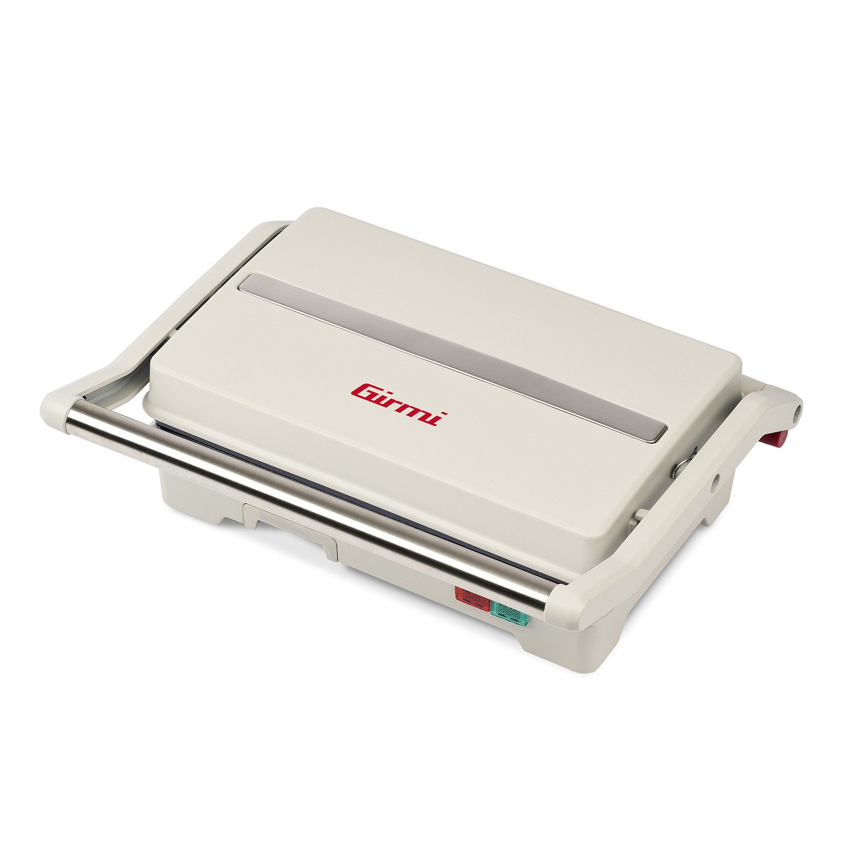 Girmi Kontaktgrill TS15, 900 W, Keramik-Antihaft, 180°-Öffnung, Fettauffangschale