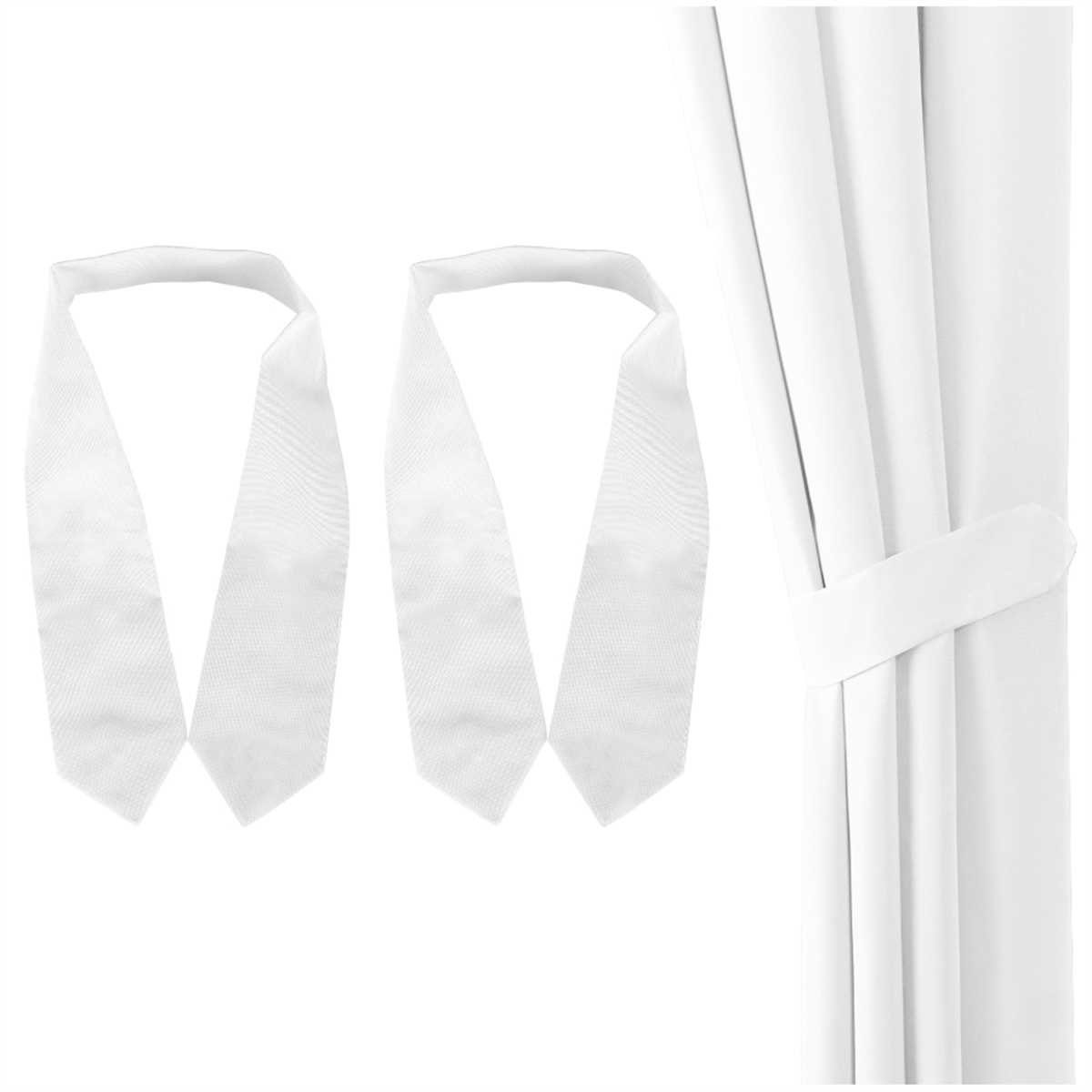 Bestlivings Raffhalter, (2-tlg), Gardinenhalter 5cm x 50cm, inkl. Befestigungsösen
