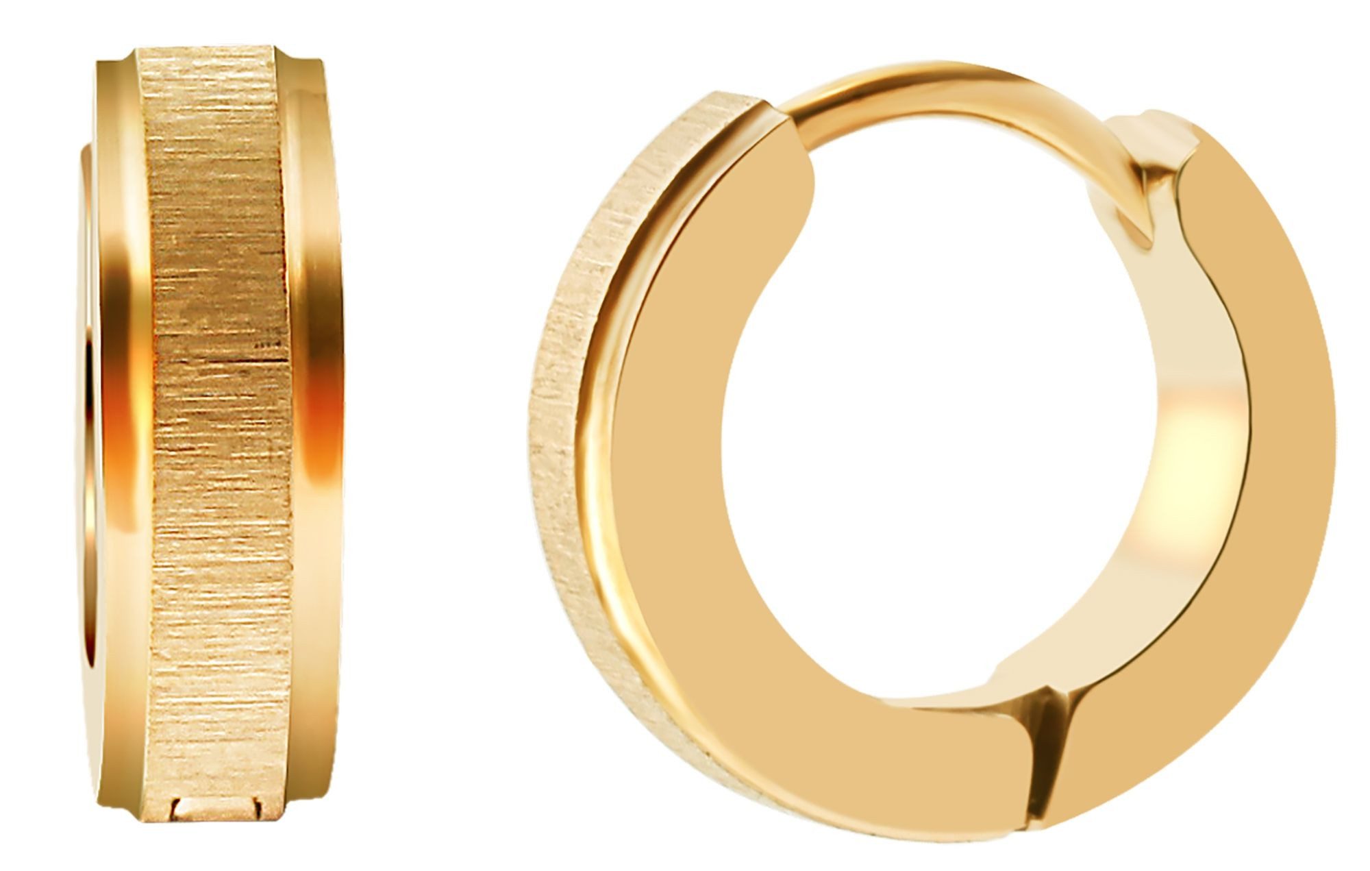 AKZENT Ohrring-Set Alisha Creolen Ohrringe Edelstahl gold Damen wasserfest günstig online kaufen