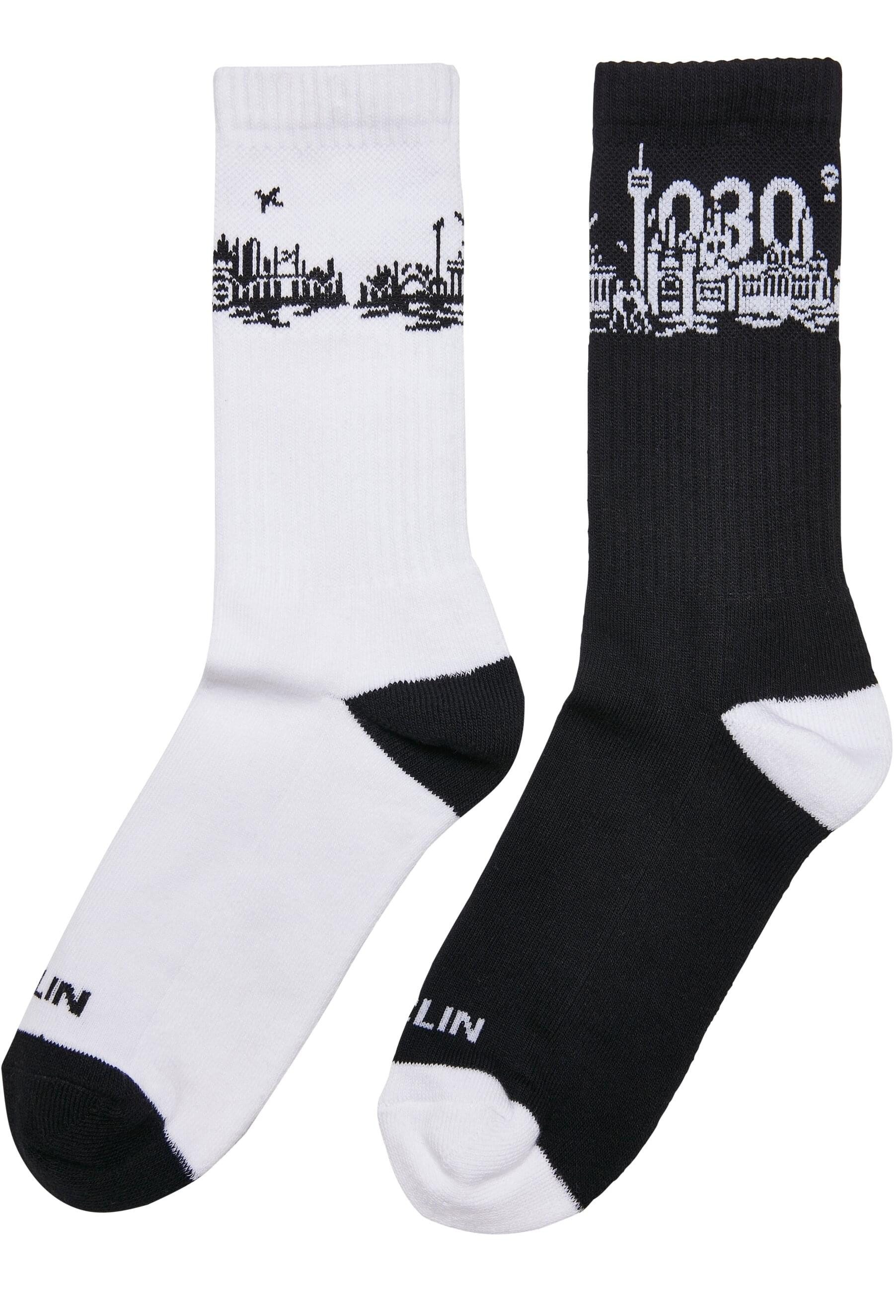 MisterTee Basicsocken MisterTee Unisex Major City 030 Socks 2-Pack (1-Paar)