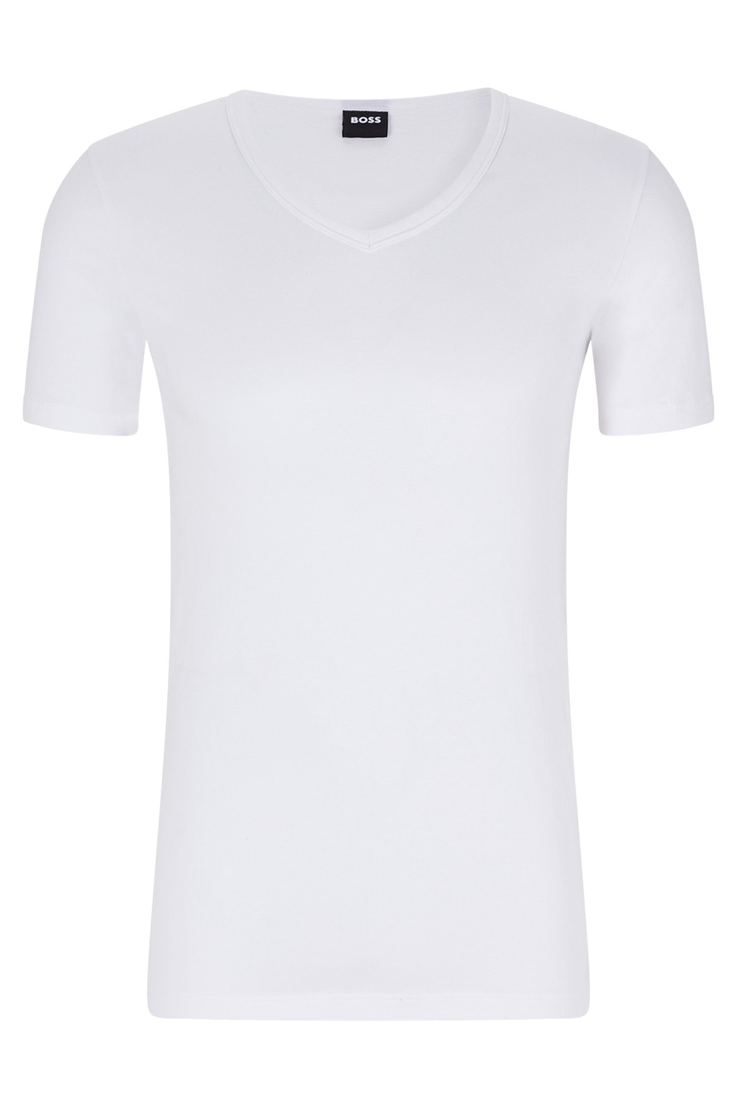 BOSS MODERN T-Shirt (2-tlg) 2P TSHIRTVN weiß
