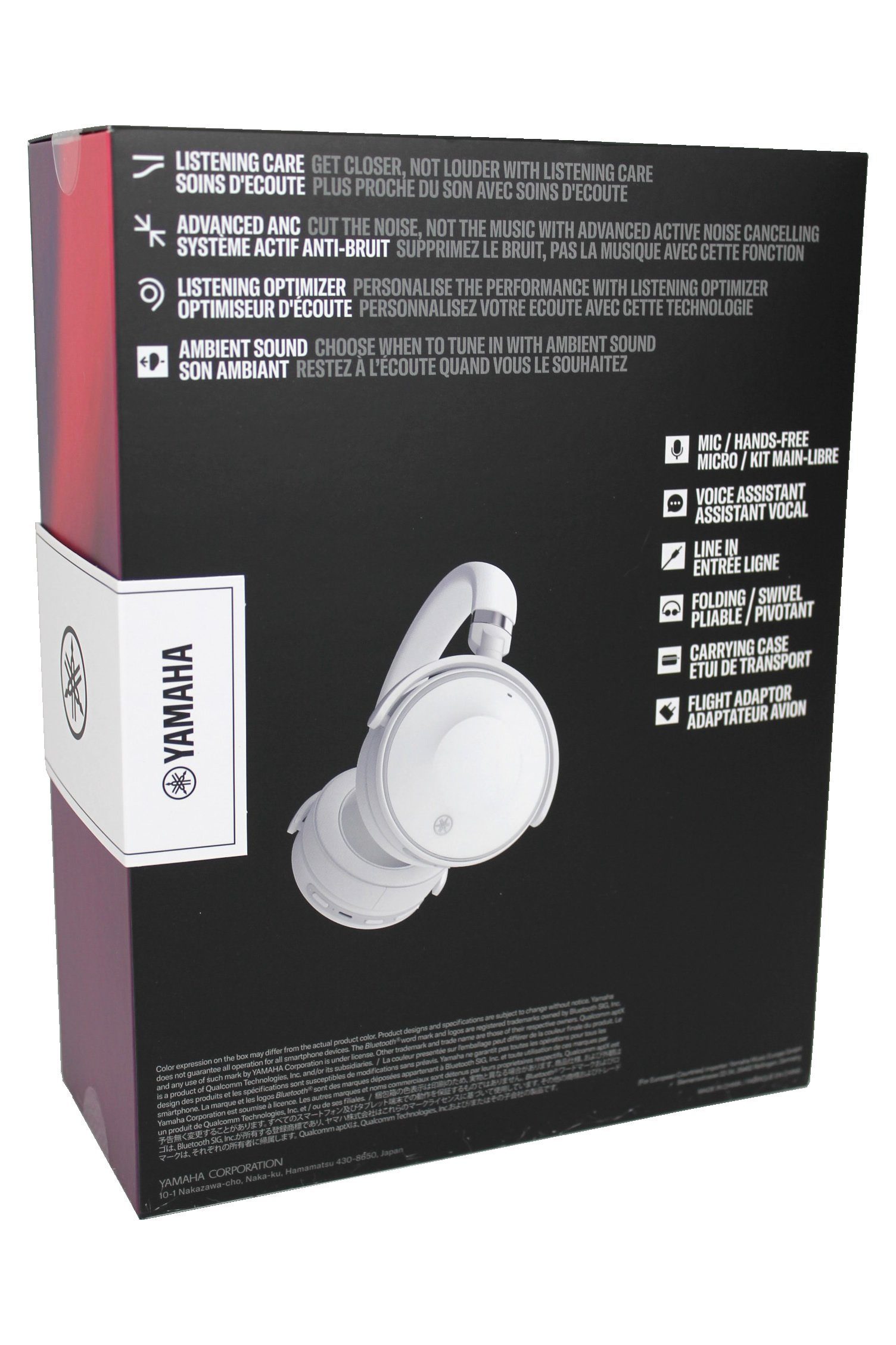 Yamaha YH-E700A kabellose Over-Ear Kopfhörer weiß Over-Ear-Kopfhörer