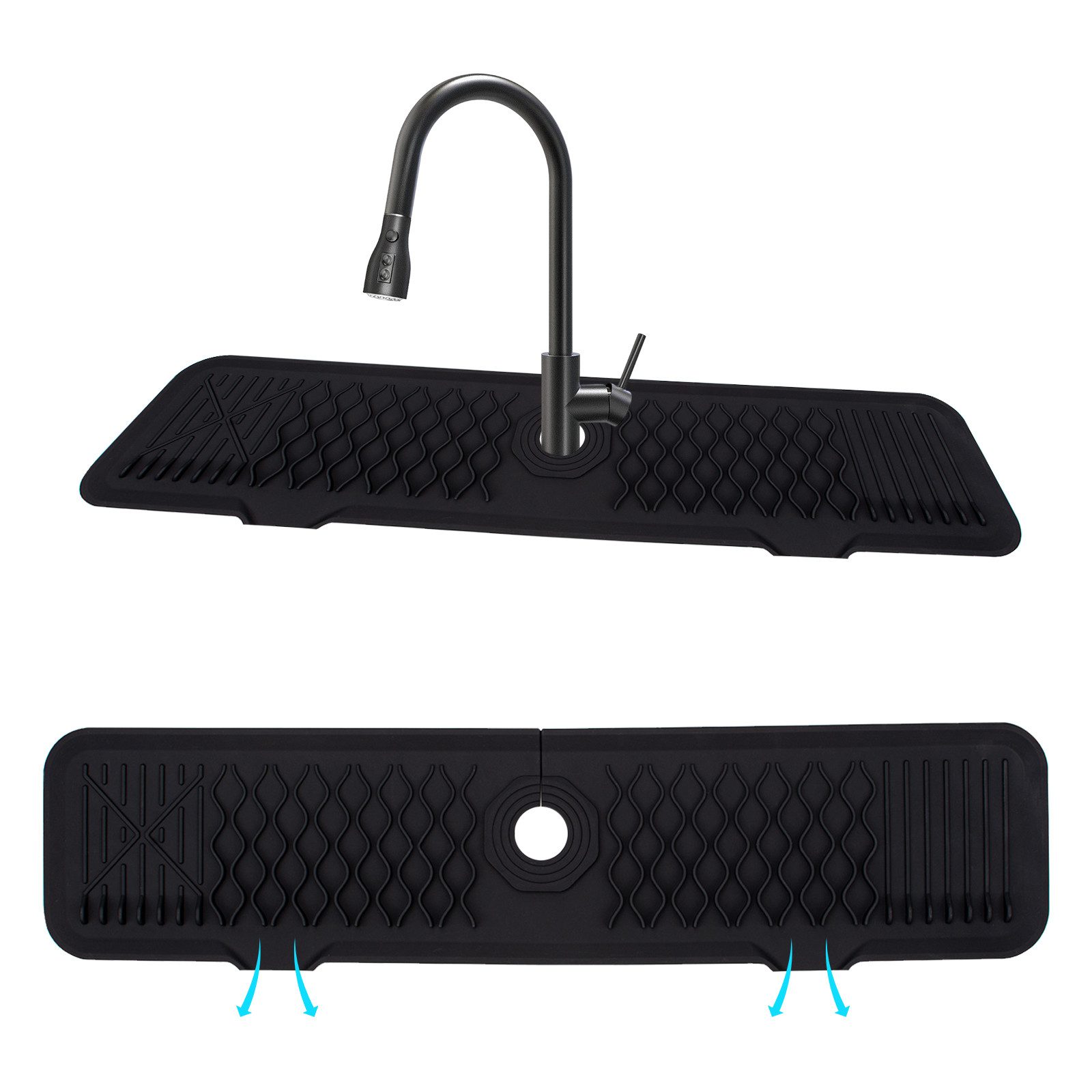 Abtropfmatte Silikon Hahn Schutz Mat Wasser Catcher Mat Tropfen Schutz Splash