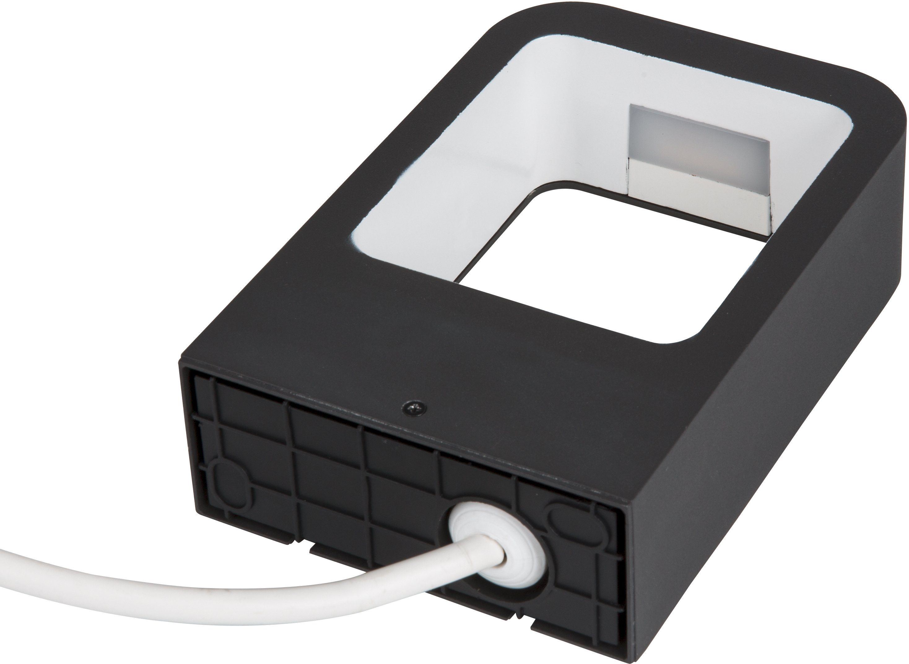 HEITRONIC LED Wandleuchte Juna, LED fest integriert, Warmweiß, Wandlampe, Außenlampe, indirekter Lichtaustritt nach unten