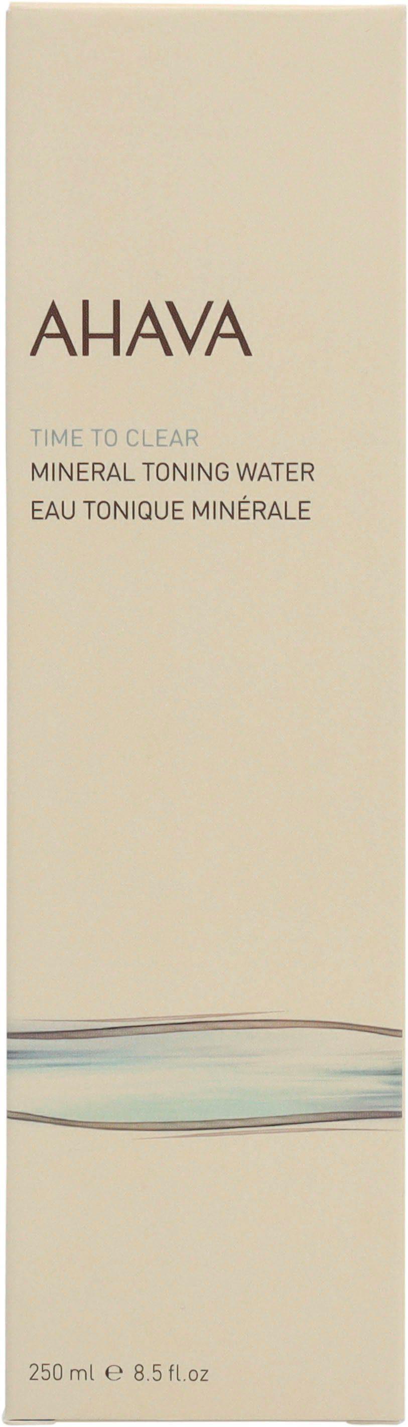 AHAVA Gesichtswasser Time To Clear Mineral Toning Water, Reinigt und pflegt, reich an Mineralien, verkleinert Poren.