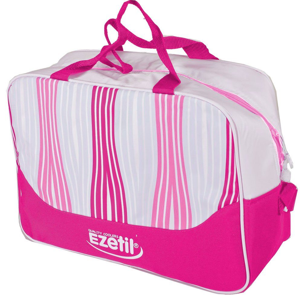 20 Kühltasche Stuhl, Liter Picknicktasche Lunchtasche pink etc-shop Nylon weiß