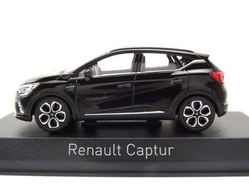 Norev Modellauto Renault Captur 2022 schwarz Modellauto 1:43 Norev, Maßstab 1:43