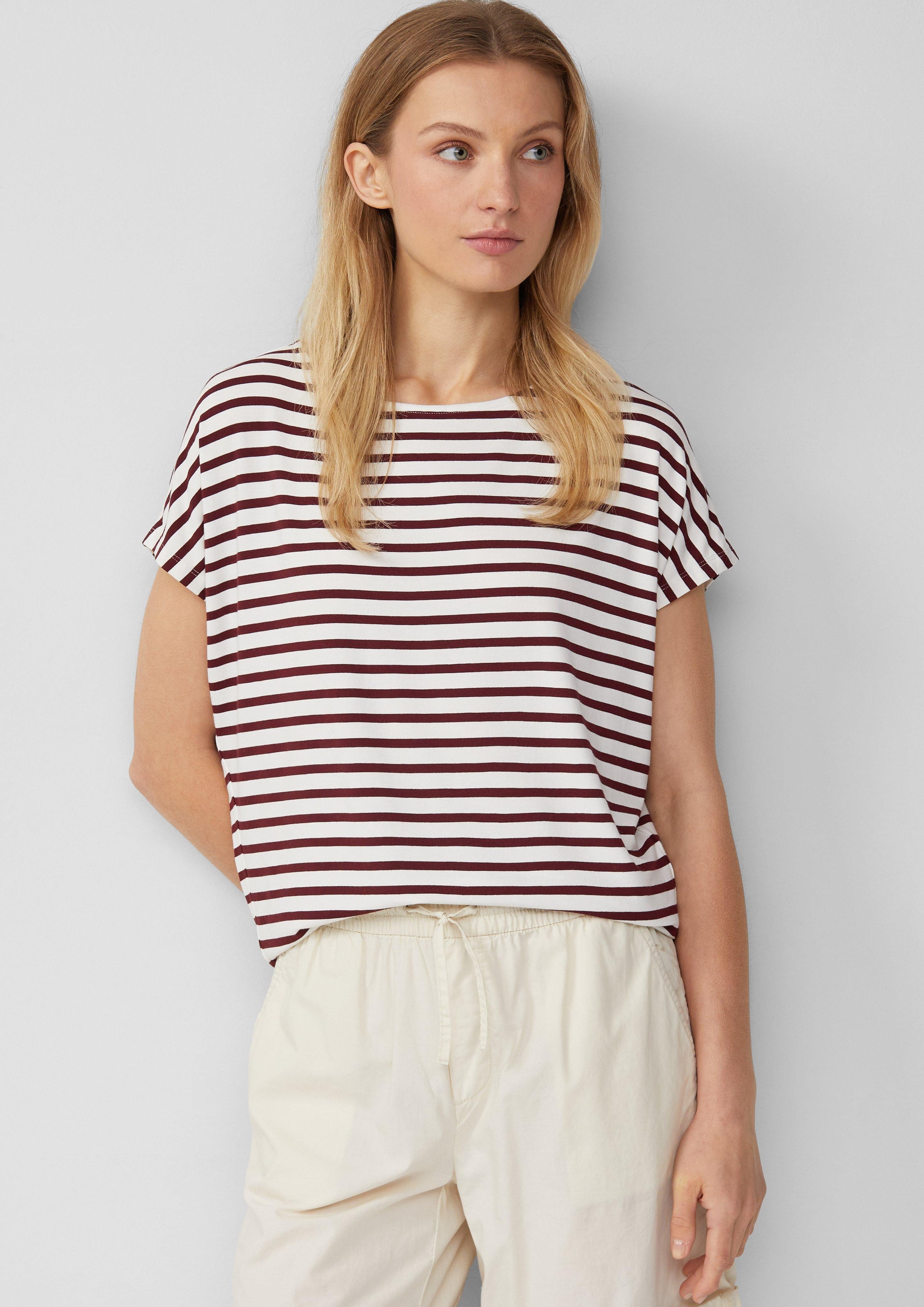 s.Oliver Shirttop T-Shirt aus Viskosestretch im günstig online kaufen