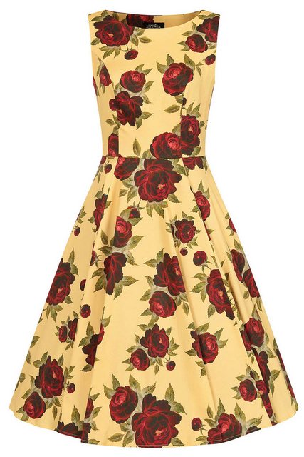 Hearts & Roses London A-Linien-Kleid Orla Floral Swing Dress Retro Vintage günstig online kaufen