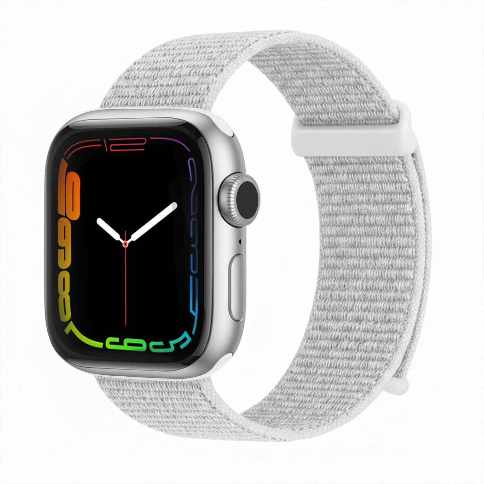 Tec-Expert Smartwatch-Armband für Apple Watch Series 3 38 mm Armband Ersatz Wechsel Band, Nylon Textil mit Klettverschluss, stufenlos Verstellbar, atmungsaktiv